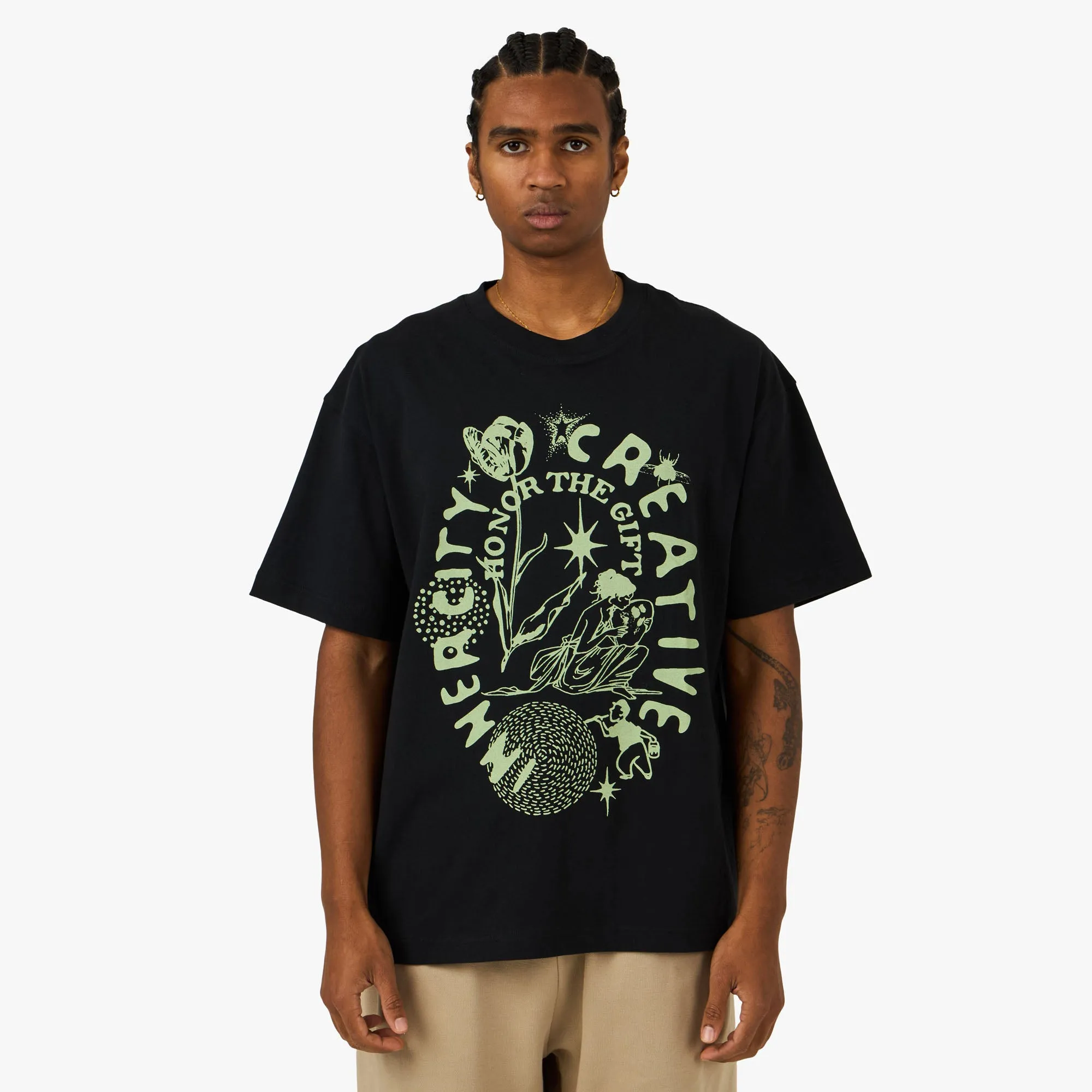 Honor The Gift Inner City Creative T-Shirt Black sold by Livestock