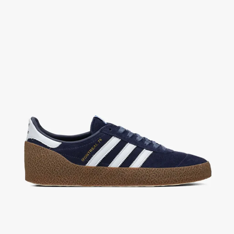 adidas Originals Montreal 76 Shadow Navy / Halo Blue - Gum sold by Livestock