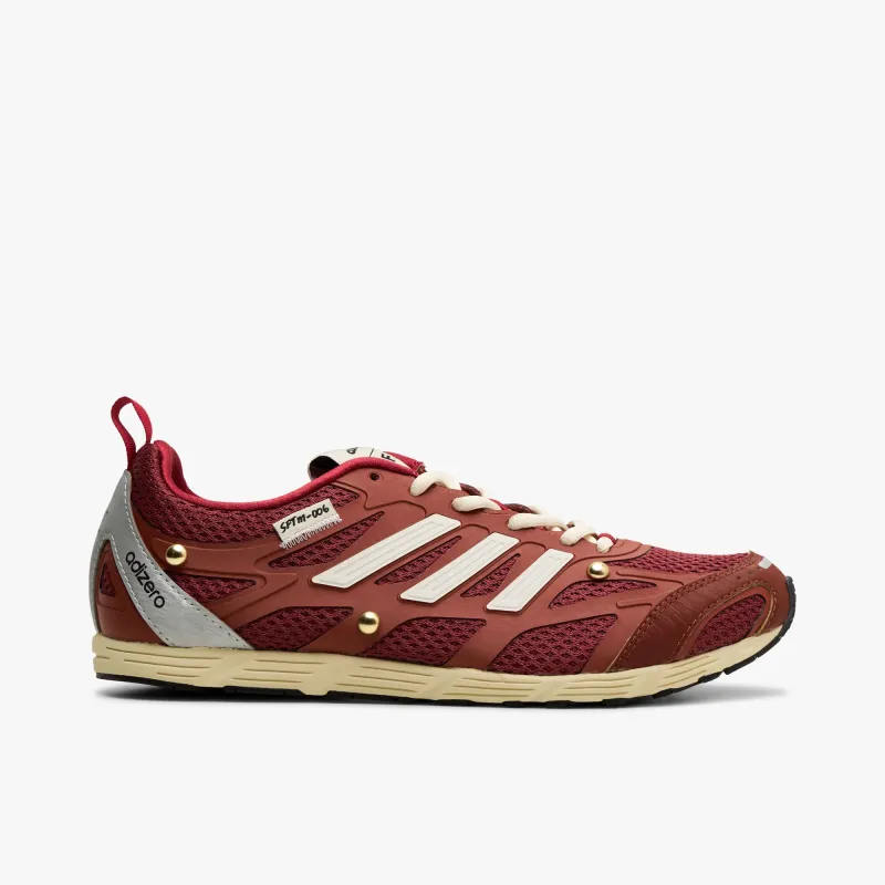 adidas x SFTM Adizero PR Legacy Red / Cream White - Wild Sepia sold by Livestock