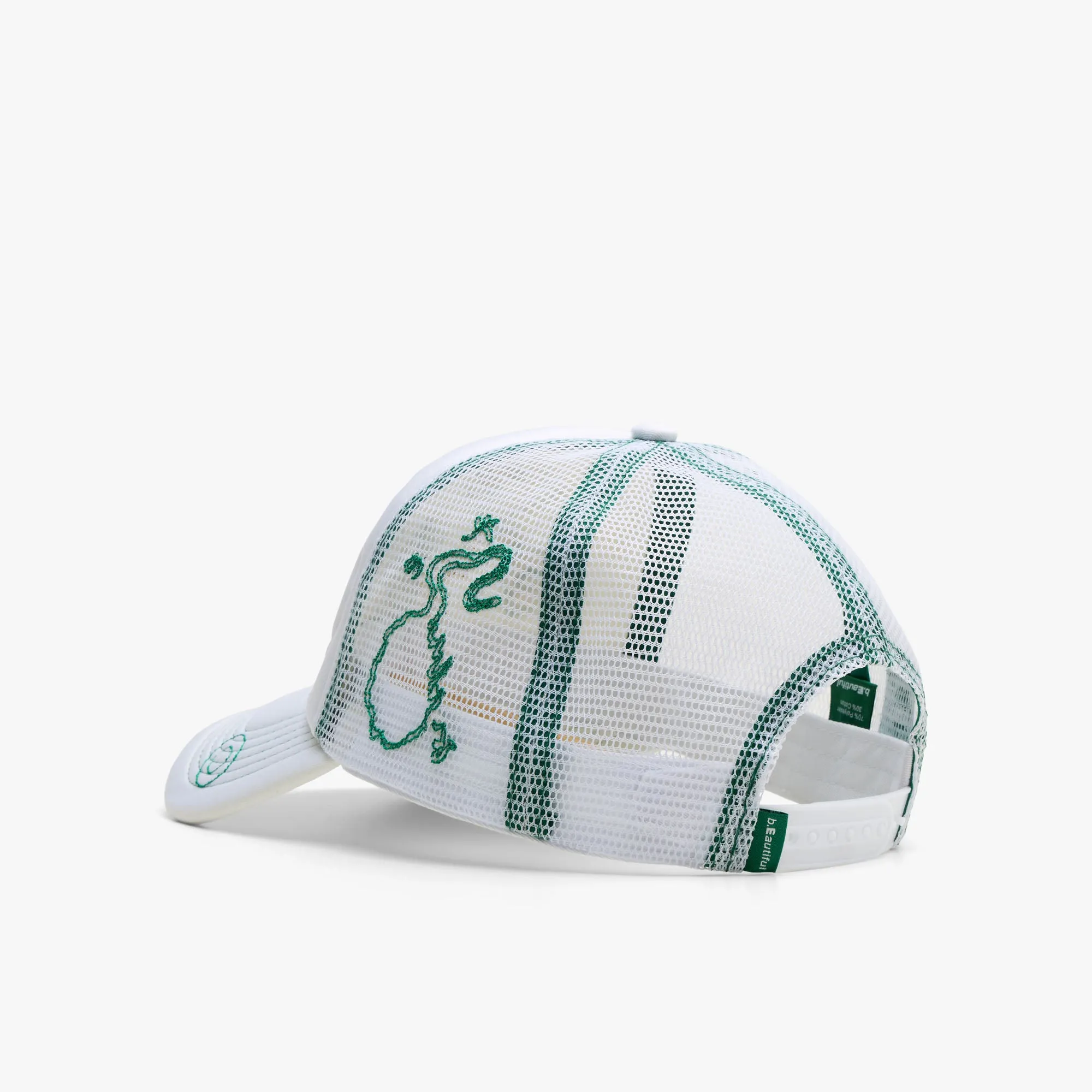 b.Eautiful b.i Foam Trucker Hat White / Green sold by Livestock product image thumbnail 3
