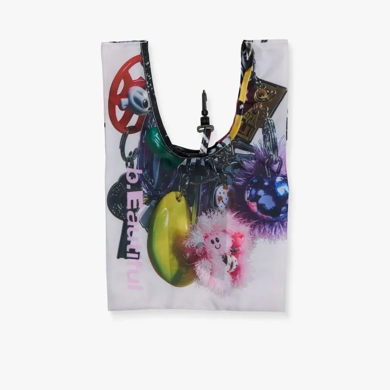 b.Eautiful Keychains Reusable Bag Mini White made by Livestock