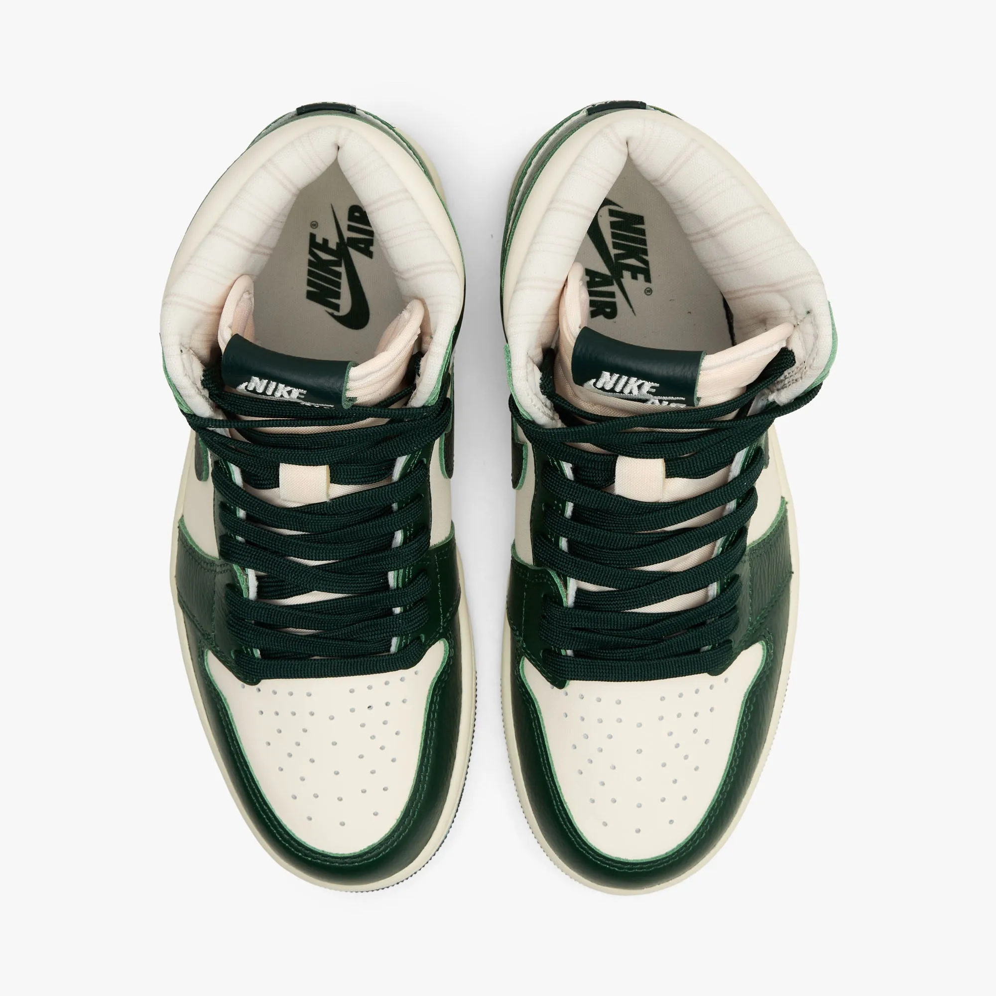 Jordan Women's 1 Retro High OG Pale Ivory / Pro Green sold by Livestock product image thumbnail 5