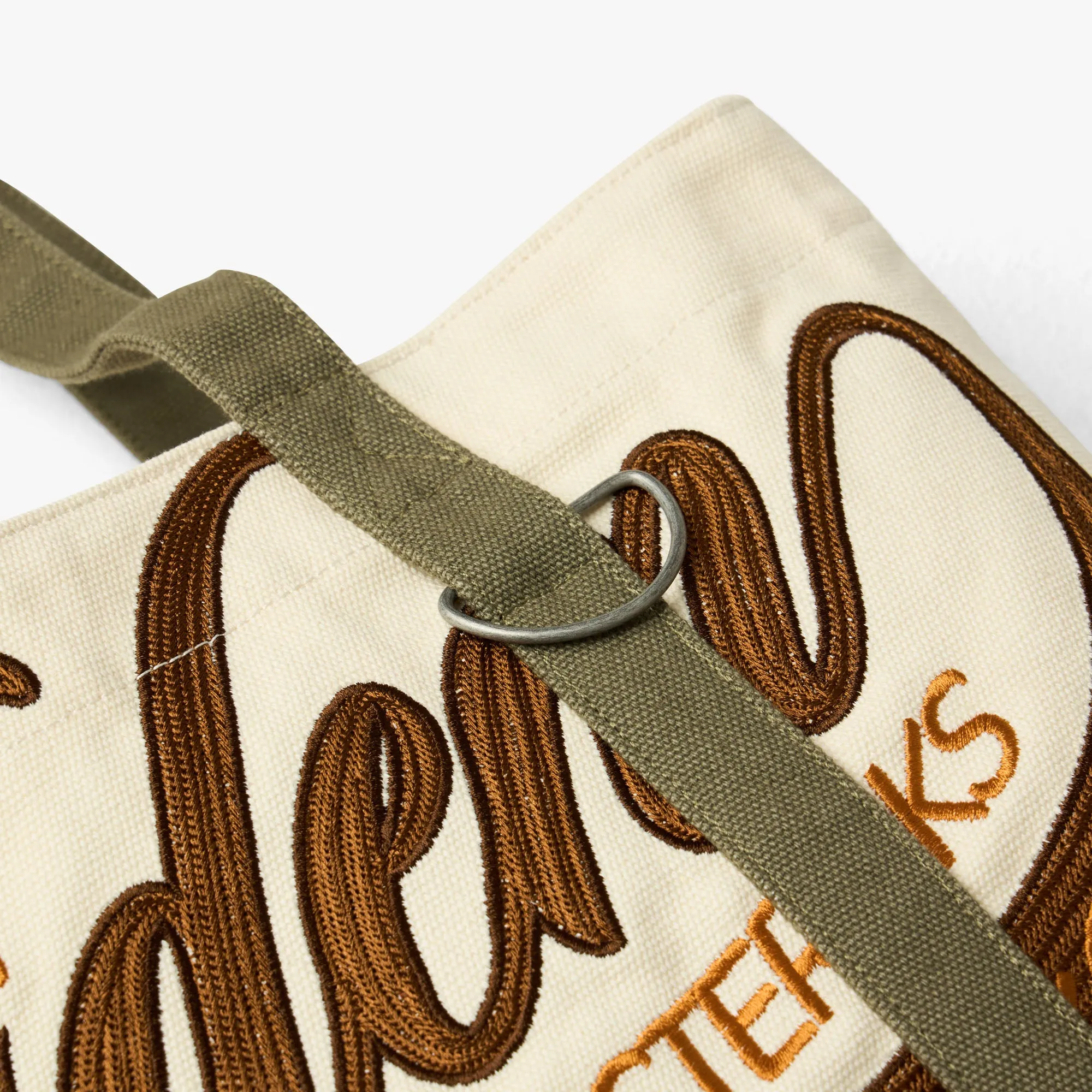 Adidem Astericks Chainstitch Script Tote Bag Beige sold by Livestock product image thumbnail 3
