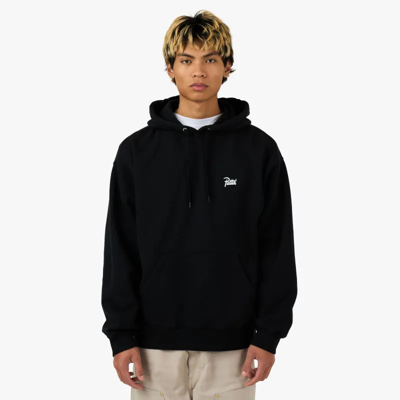 Patta Embroidered Fire Panther Hooded Sweater Black sold by Livestock