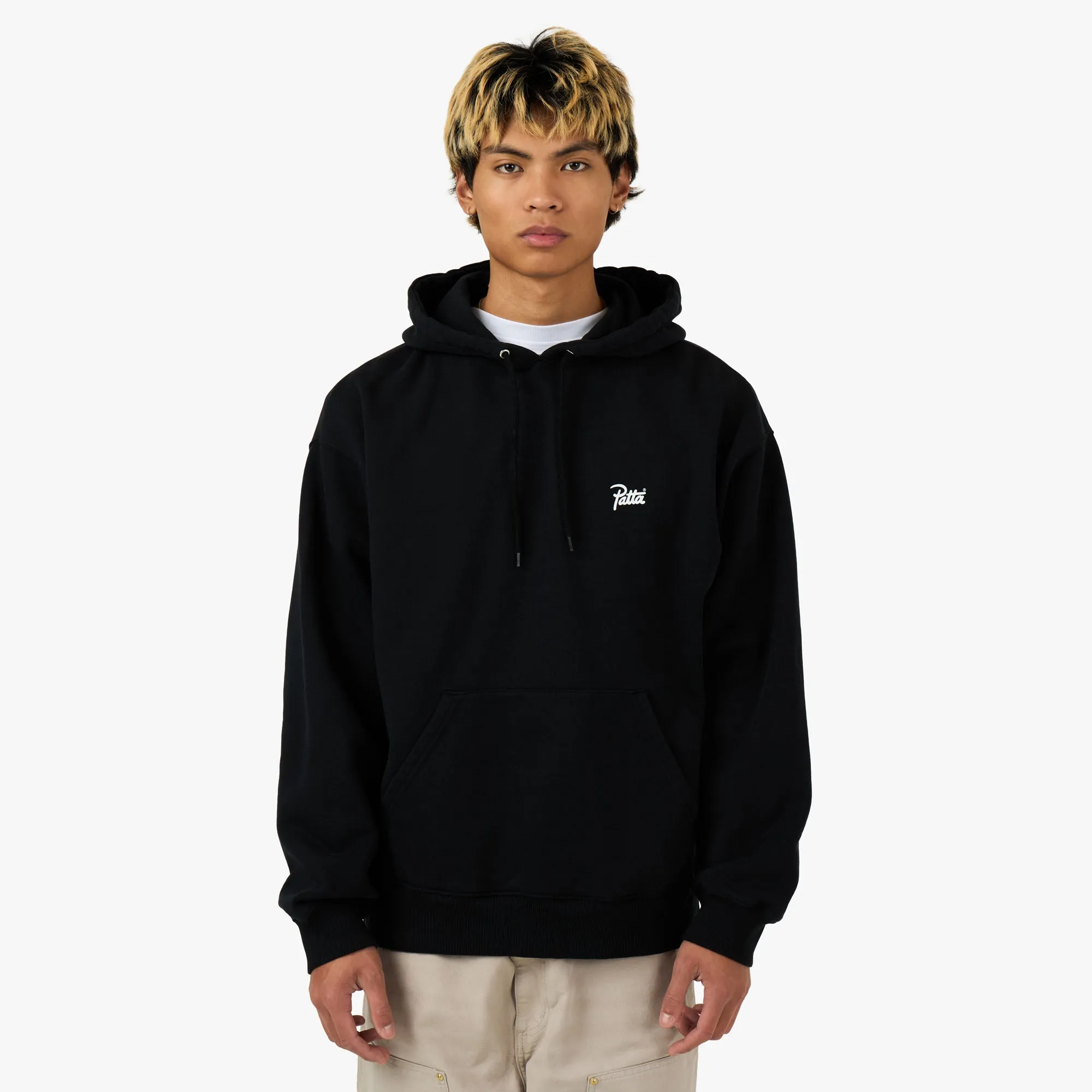 Patta Embroidered Fire Panther Hooded Sweater Black sold by Livestock