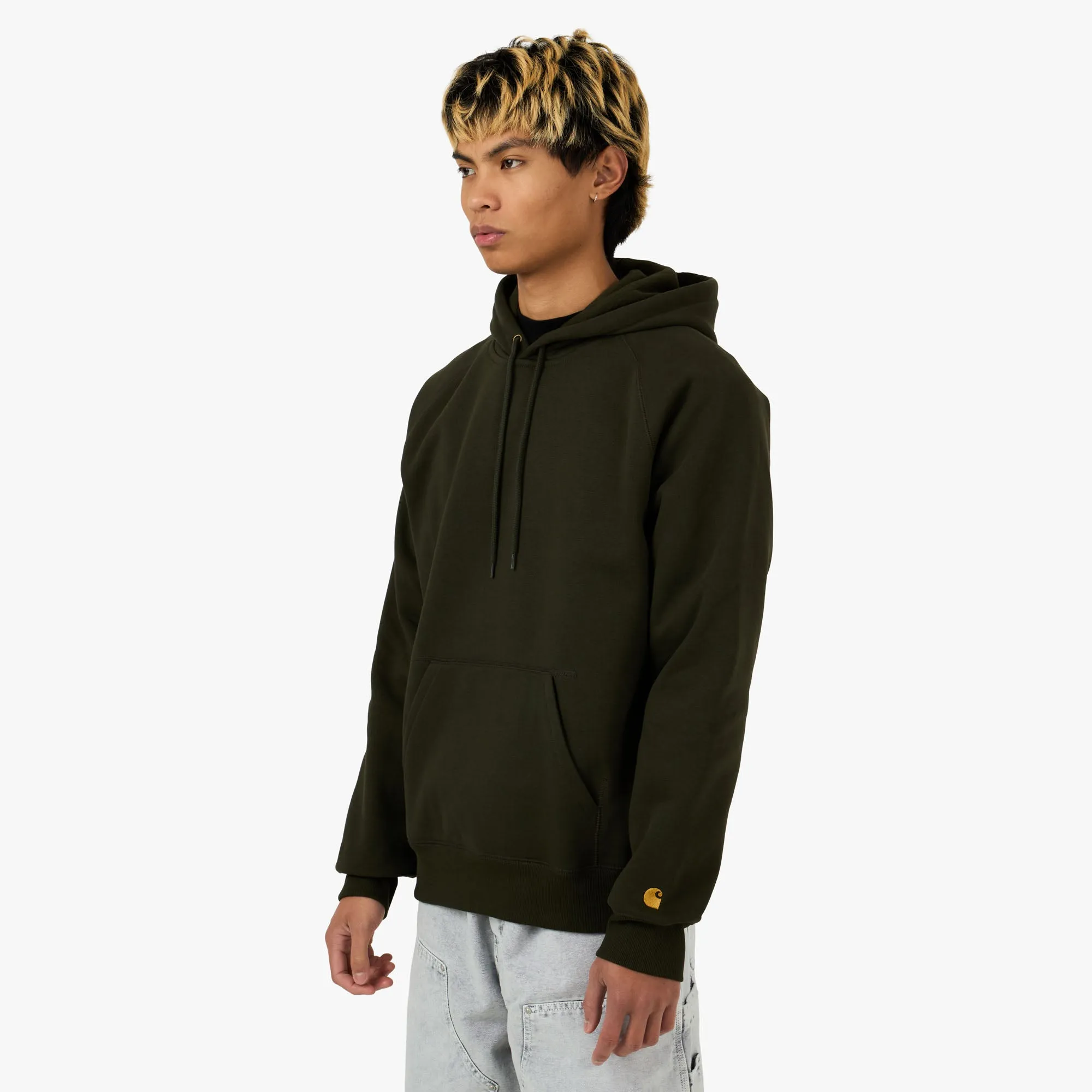 Carhartt WIP Hooded Chase Sweatshirt Olive sold by Livestock product image thumbnail 2