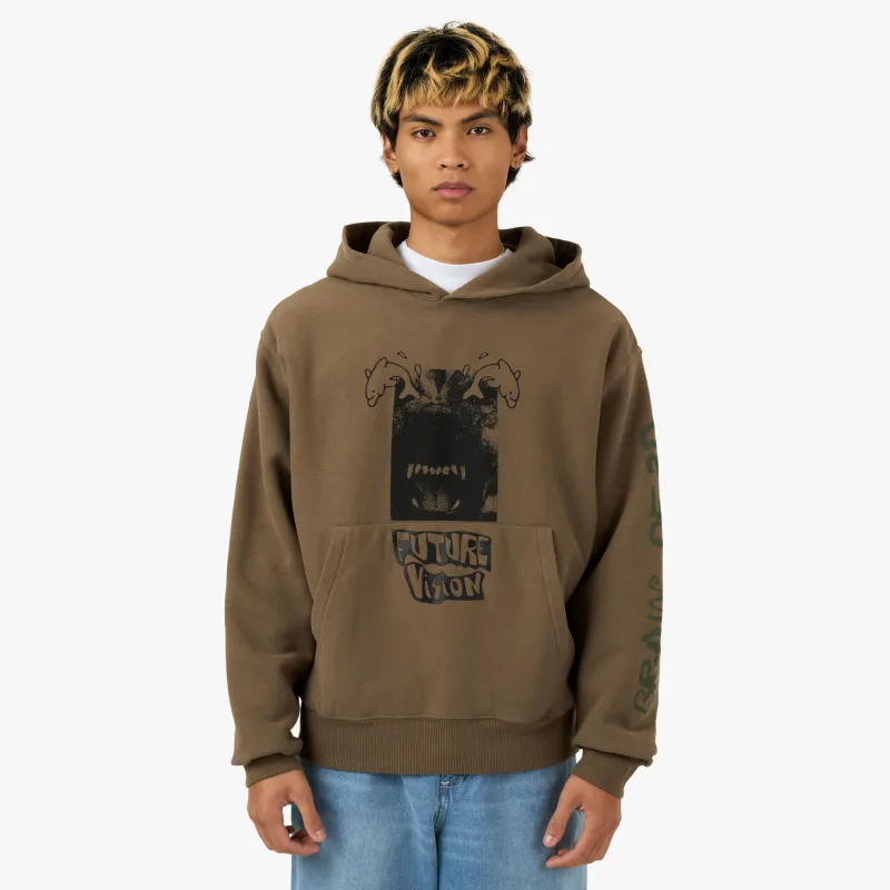 Brain Dead Future Vision Hoodie Coffee sold by Livestock