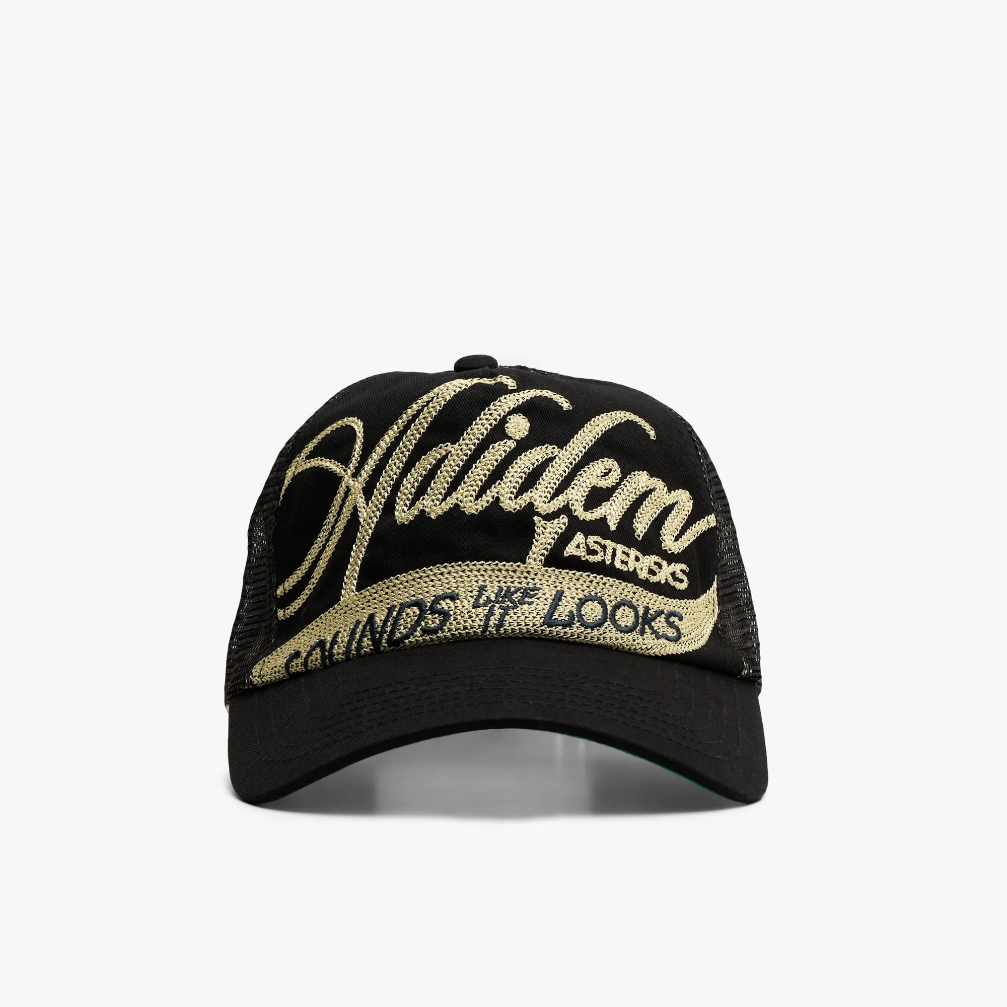 Adidem Asterisks Sounds Cursive Trucker Black sold by Livestock product image thumbnail 5