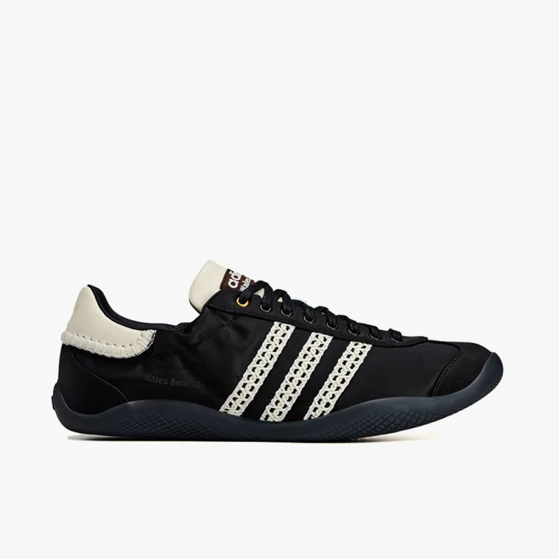 adidas x Wales Bonner Karintha Lo Satin Core Black / Dark Brown - Cream White sold by Livestock