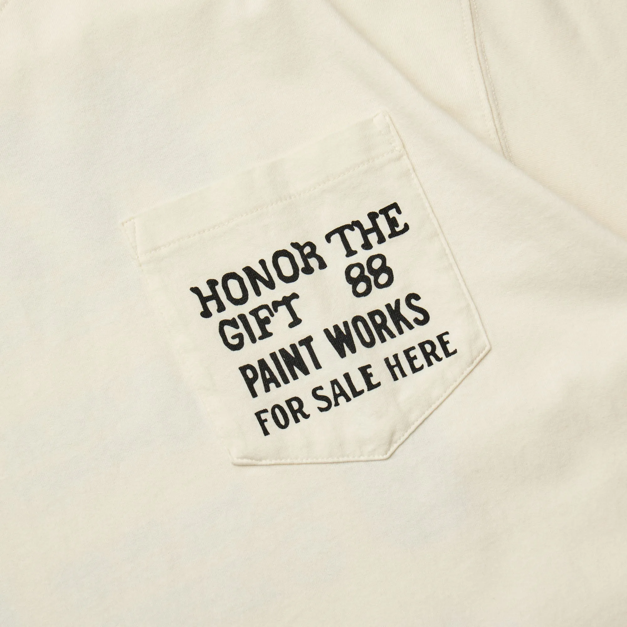 Honor The Gift Paint Works T-Shirt / Bone sold by Livestock product image thumbnail 3