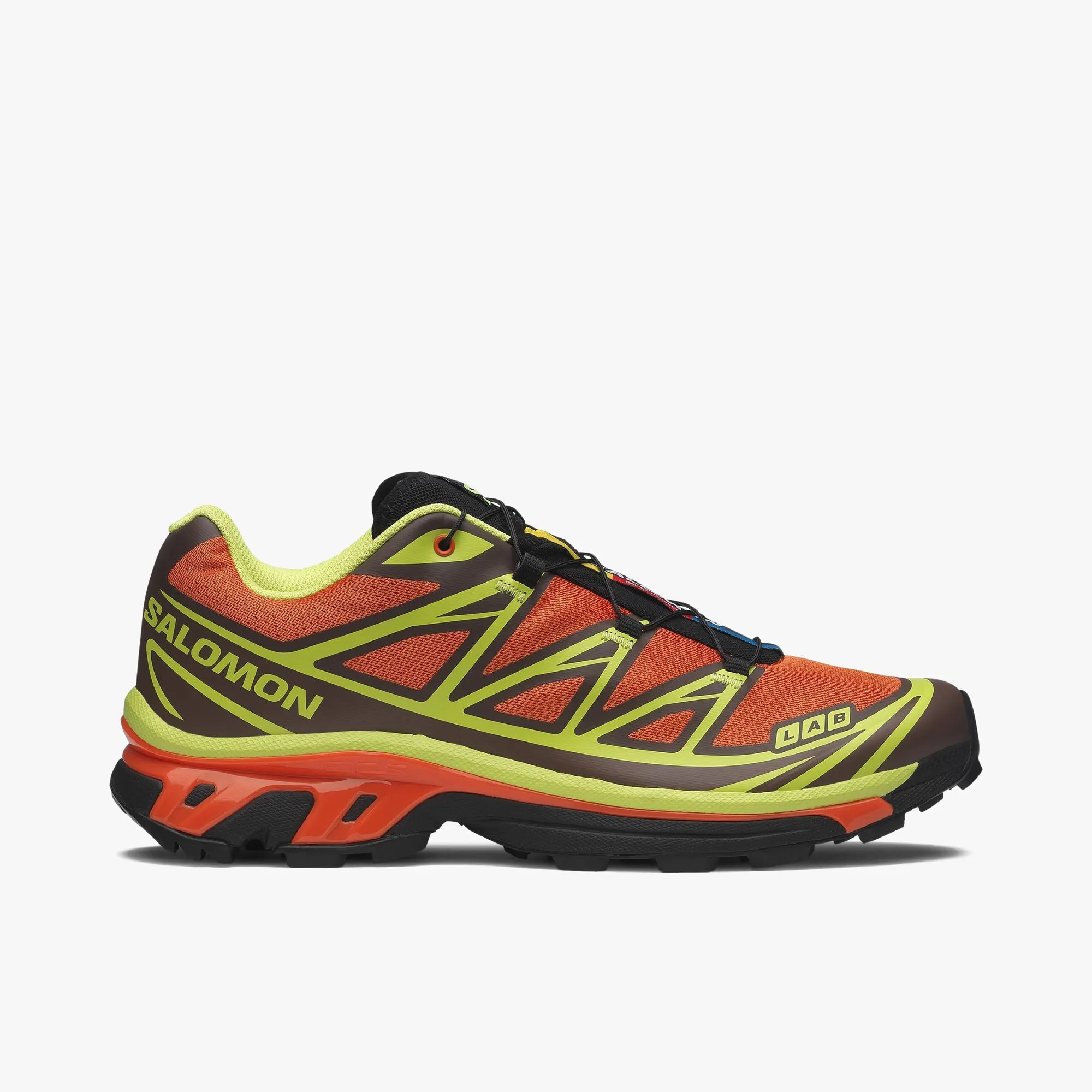 Salomon XT-6 Red Orange / Sharp Green - Black sold by Livestock