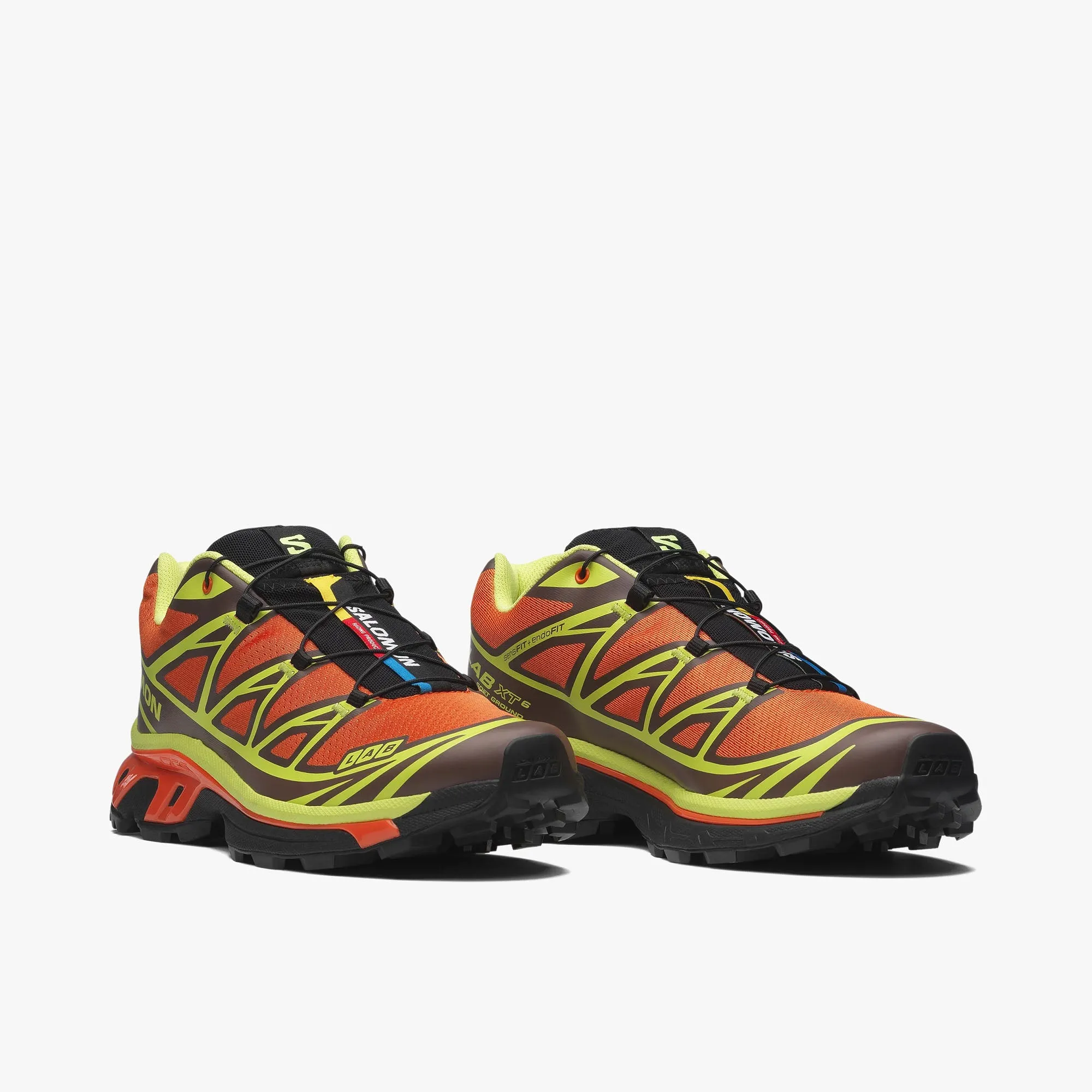 Salomon XT-6 Red Orange / Sharp Green - Black sold by Livestock product image thumbnail 2