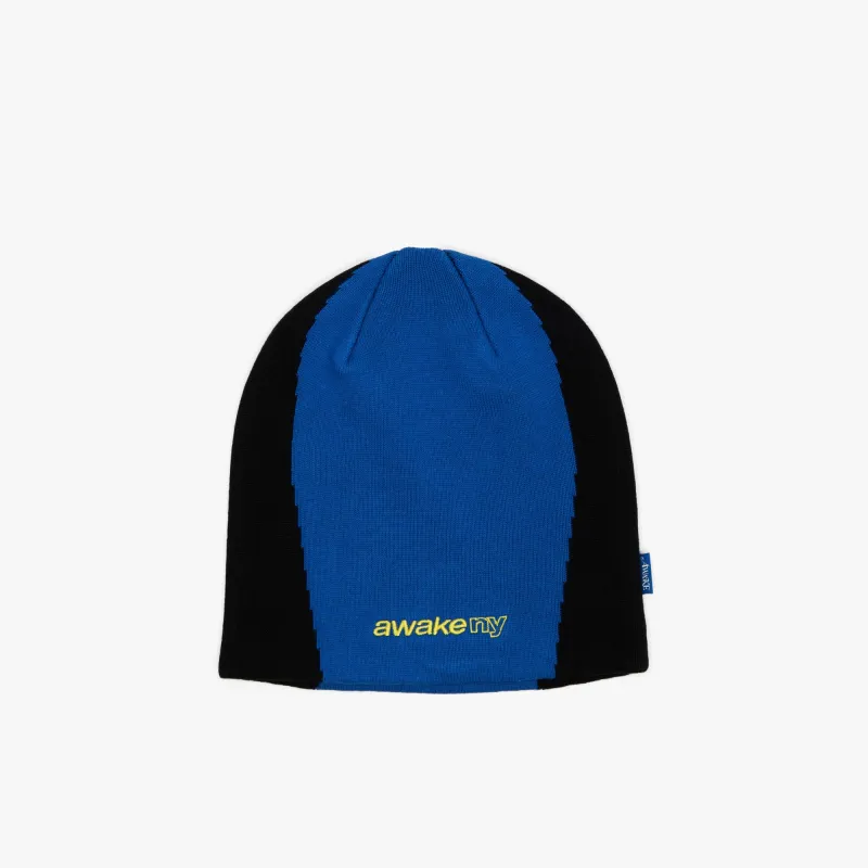 Awake NY Panel Beanie Blue sold by Livestock