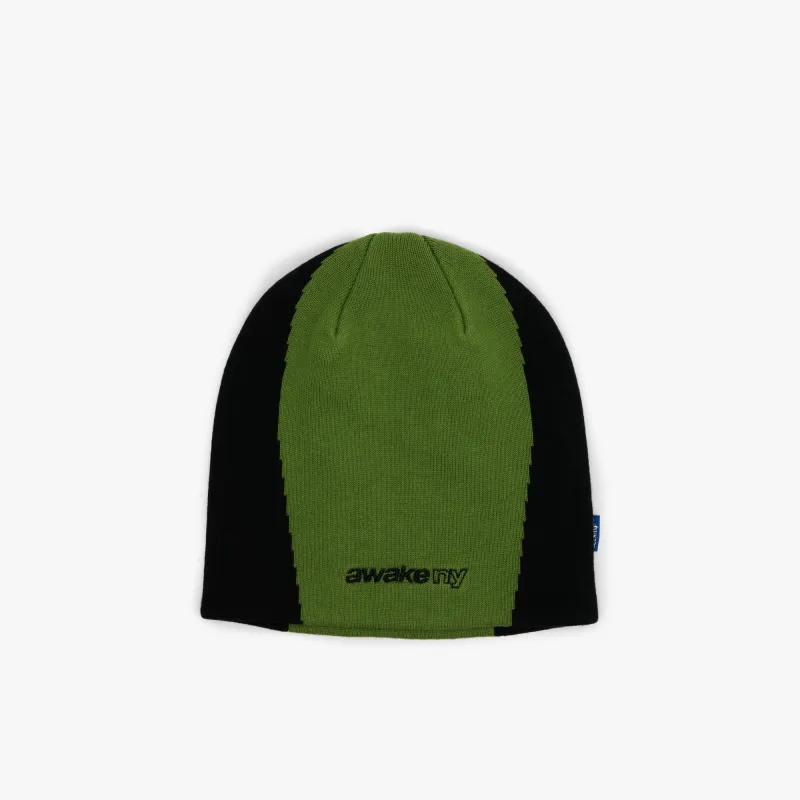 Awake NY Panel Beanie Green sold by Livestock
