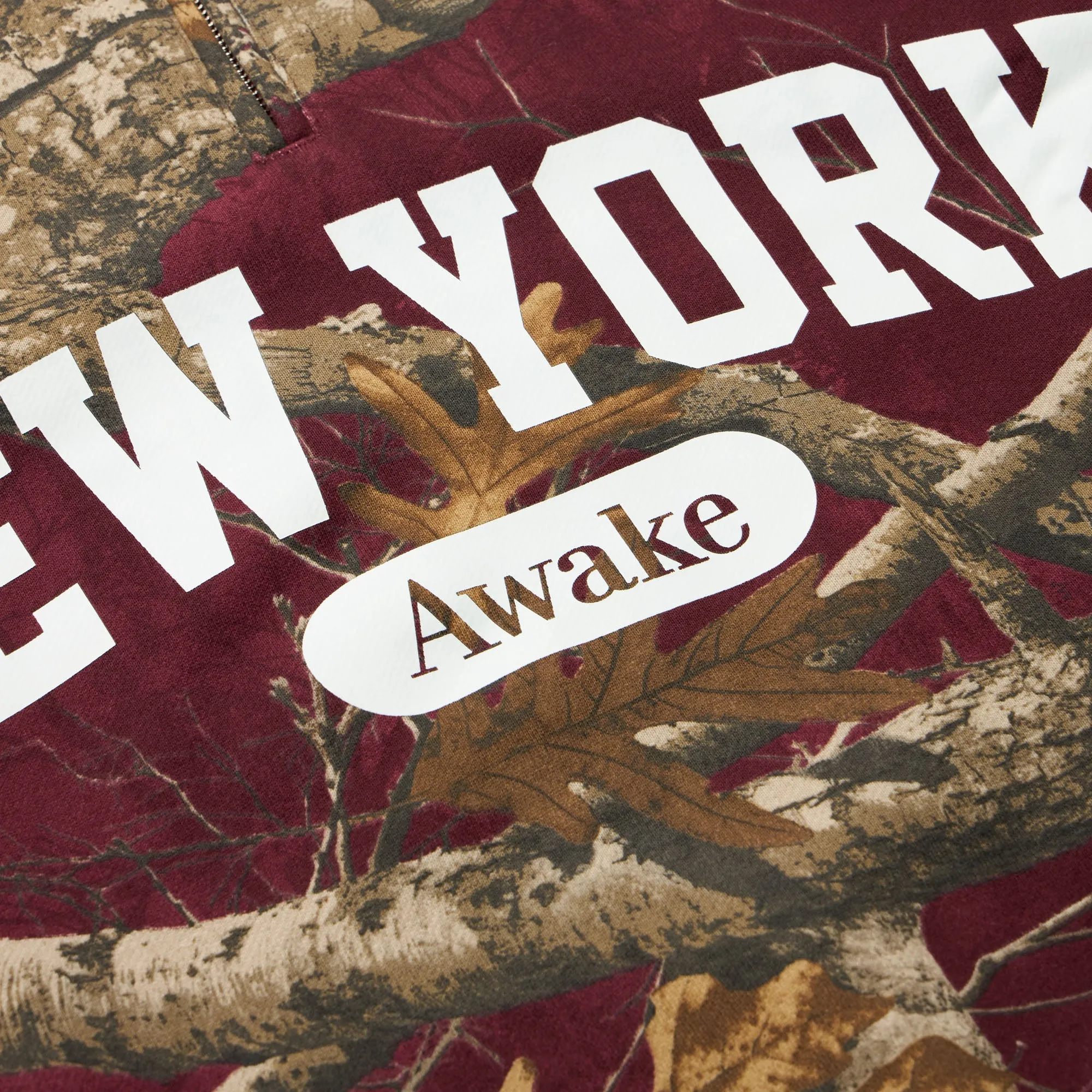 Awake NY New York Arch Quarter Zip Merlot sold by Livestock product image thumbnail 3