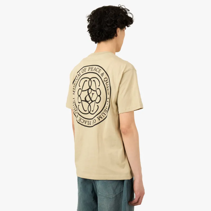 Museum Of Peace & Quiet Symbol T-shirt Tan sold by Livestock