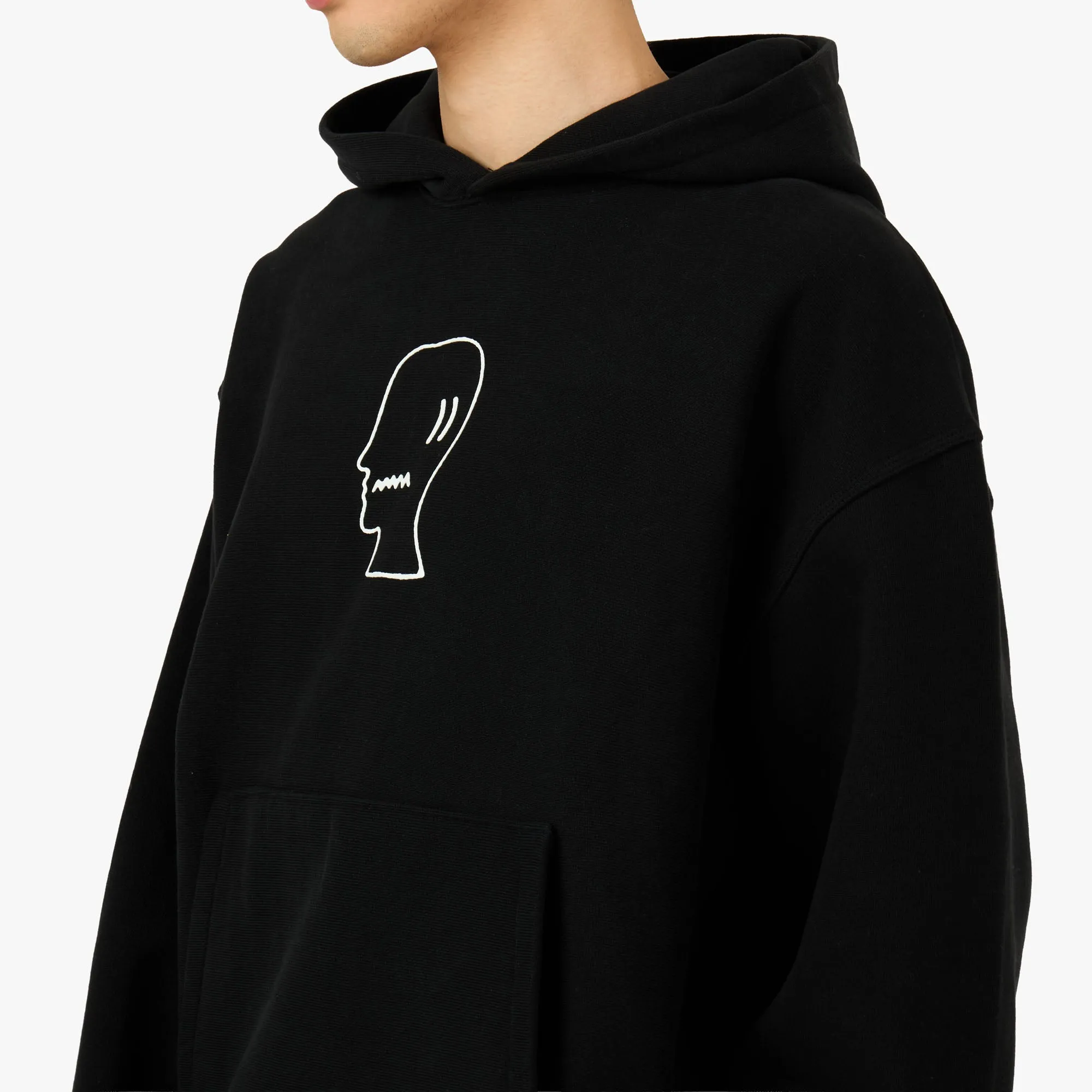 Brain Dead Logohead Hoodie Black sold by Livestock product image thumbnail 4