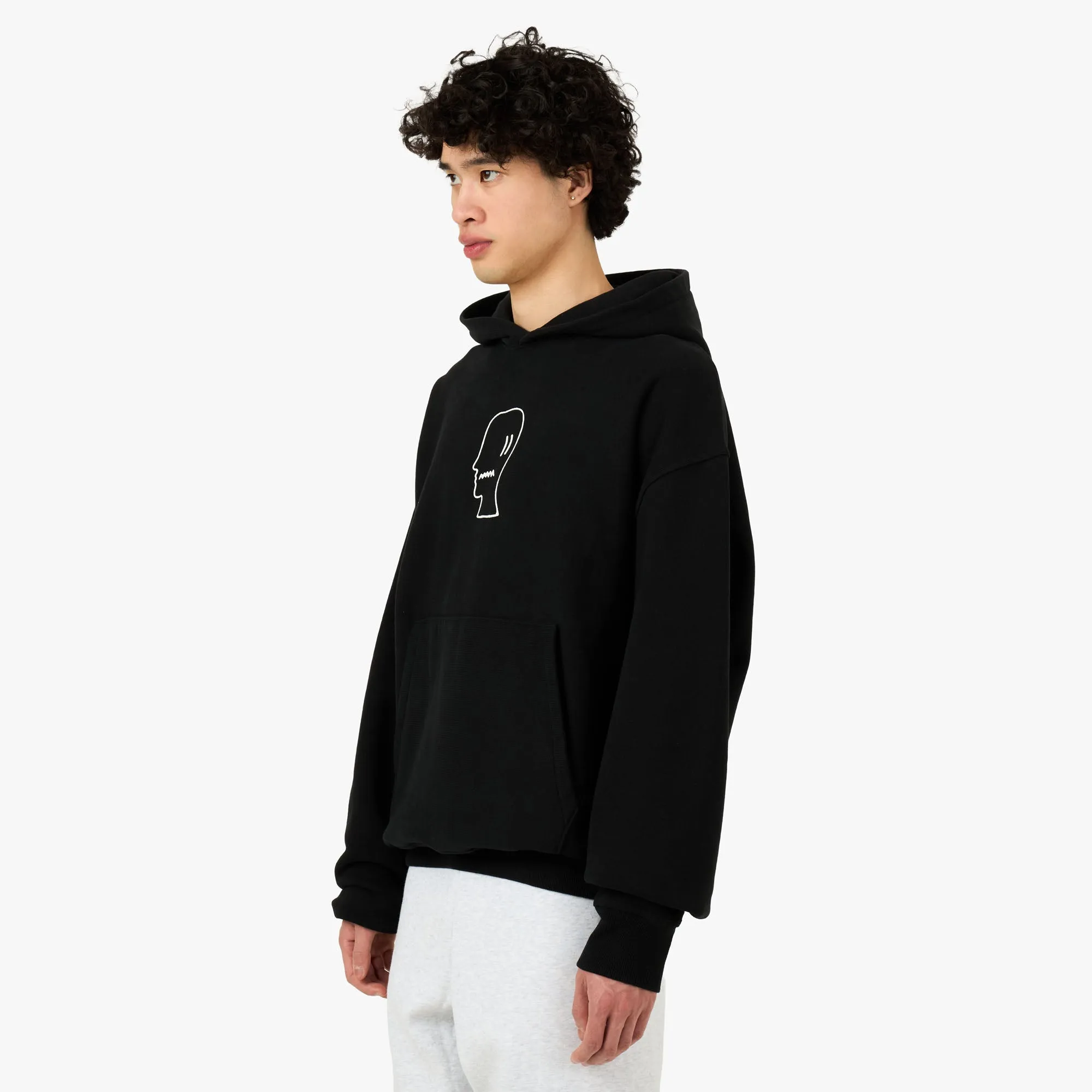 Brain Dead Logohead Hoodie Black sold by Livestock product image thumbnail 2