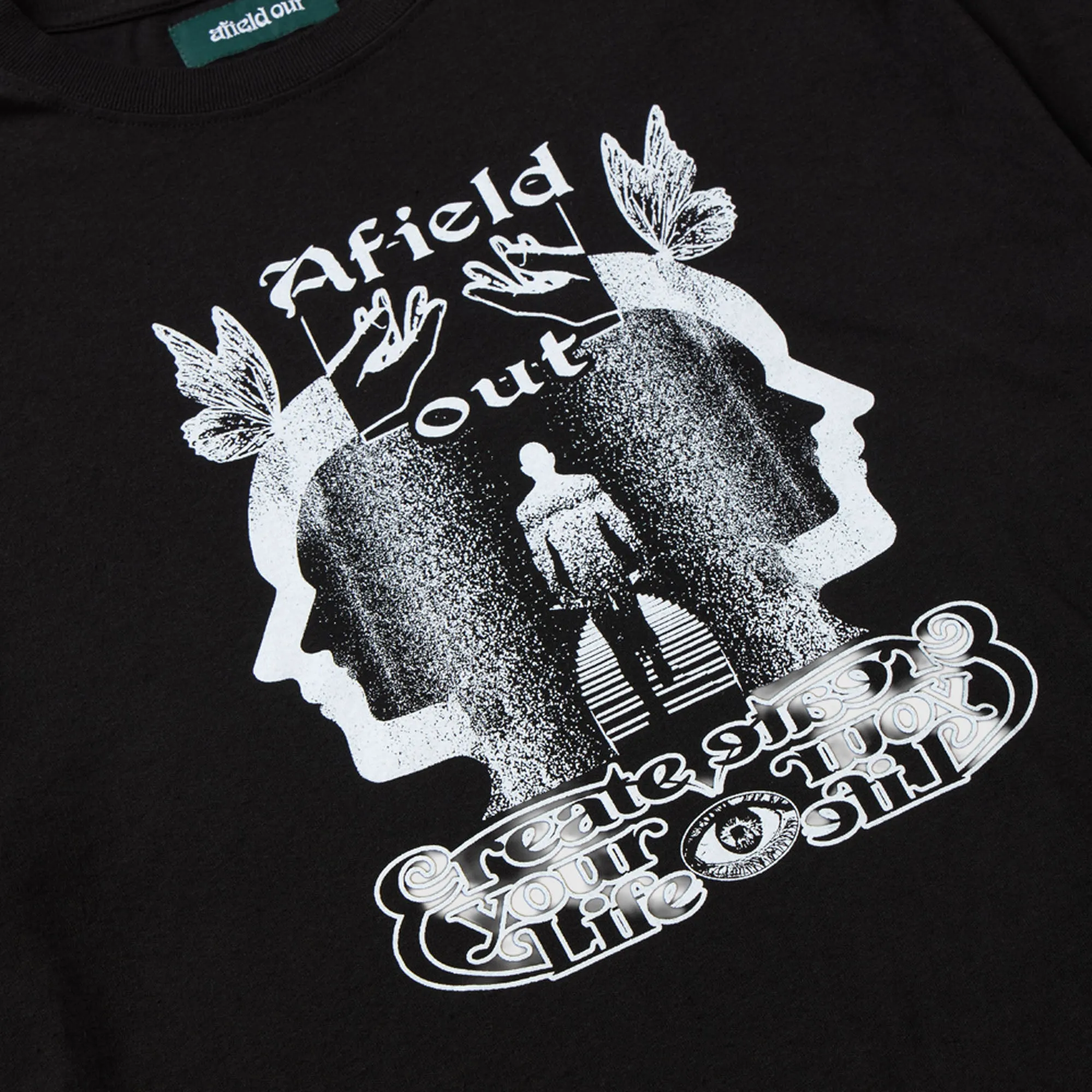 Afield Out Creator T-Shirt Black sold by Livestock product image thumbnail 3