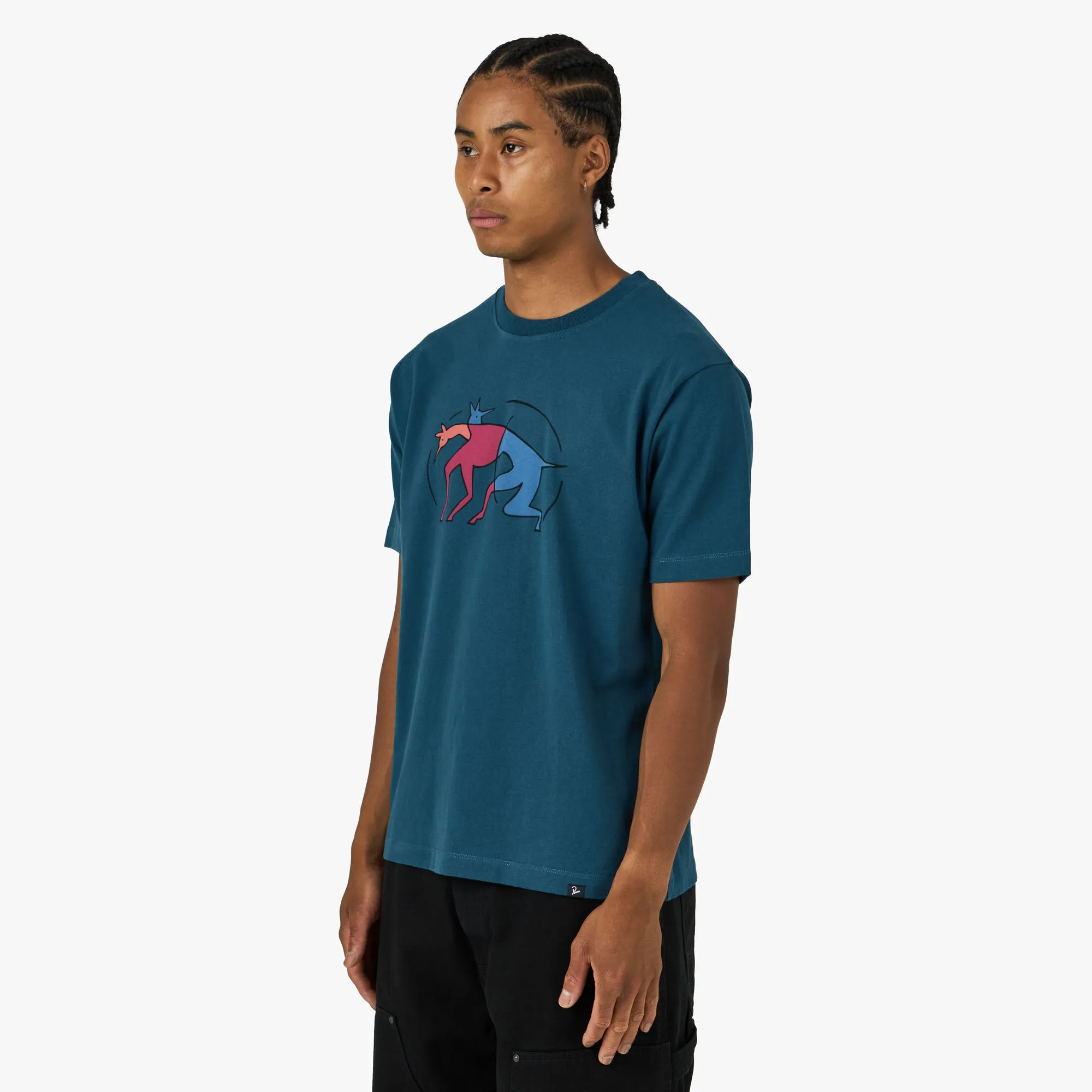 by Parra The Zoomies T-Shirt Mallard Green sold by Livestock product image thumbnail 2