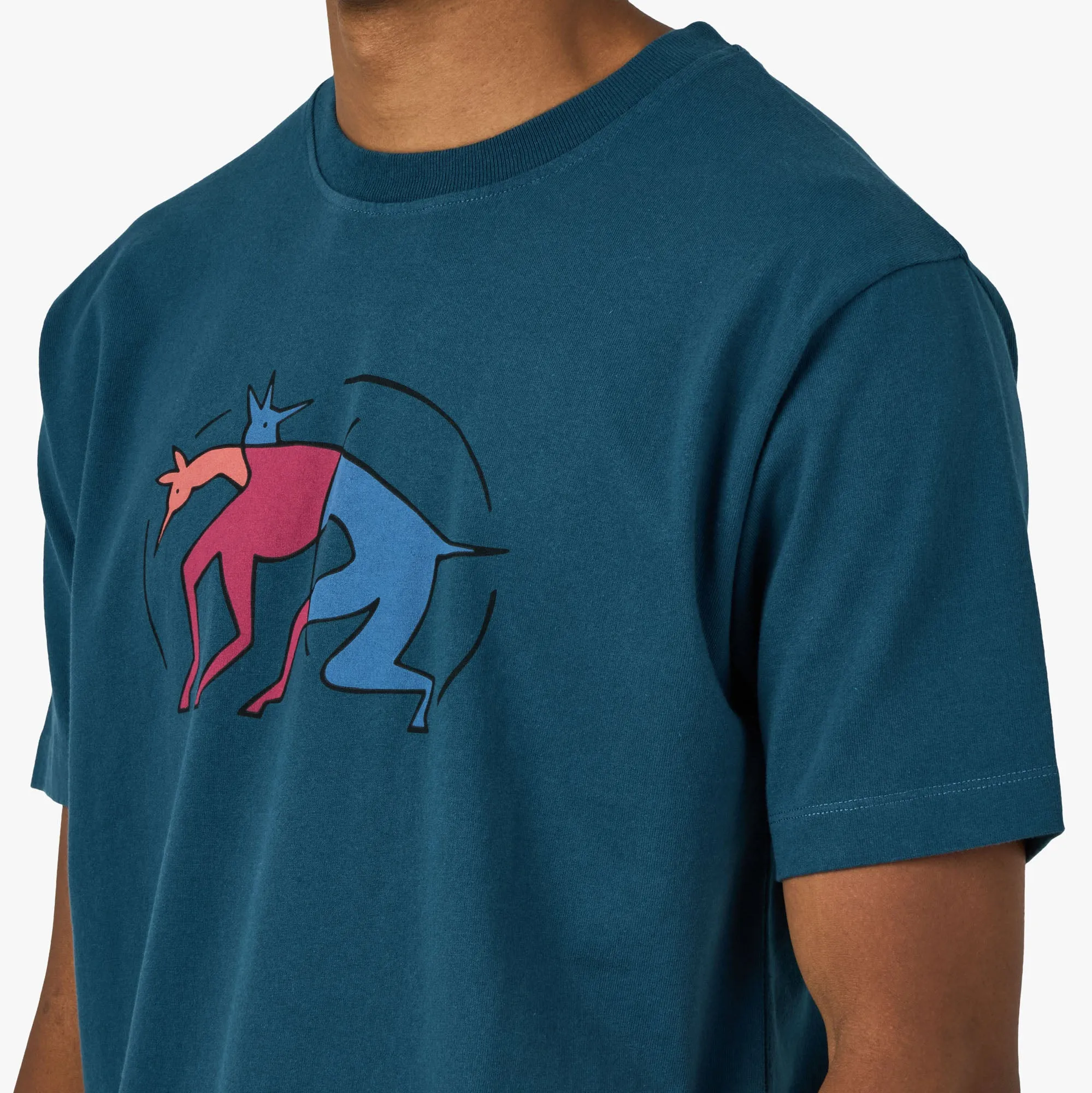 by Parra The Zoomies T-Shirt Mallard Green sold by Livestock product image thumbnail 4