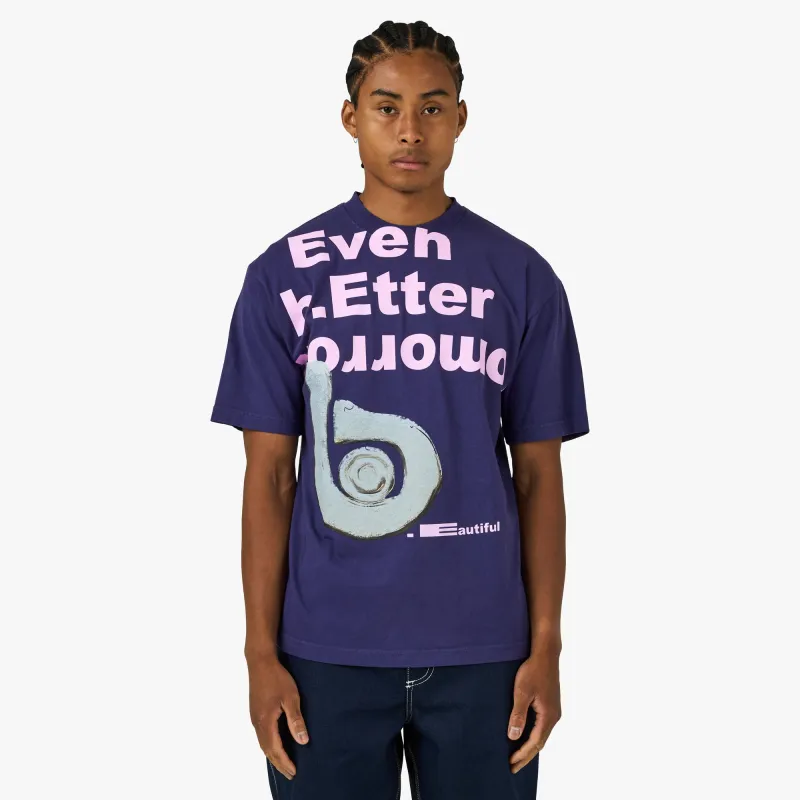 b.Eautiful Even Better Tomorrow T-Shirt Purple made by Livestock