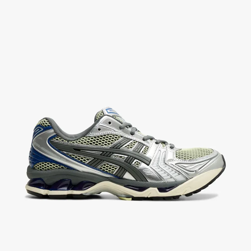 ASICS Gel-Kayano 14 Soft Yellow / Asics Blue sold by Livestock