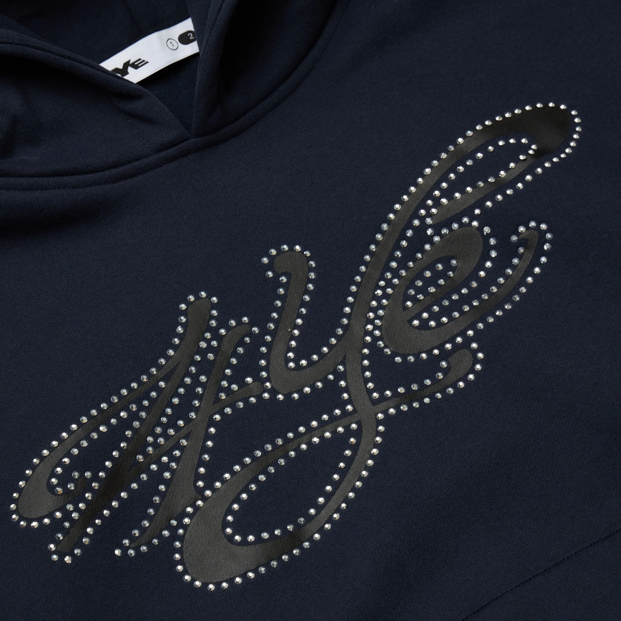 4YE Signature Rhinestone Hoodie Navy sold by Livestock product image thumbnail 3