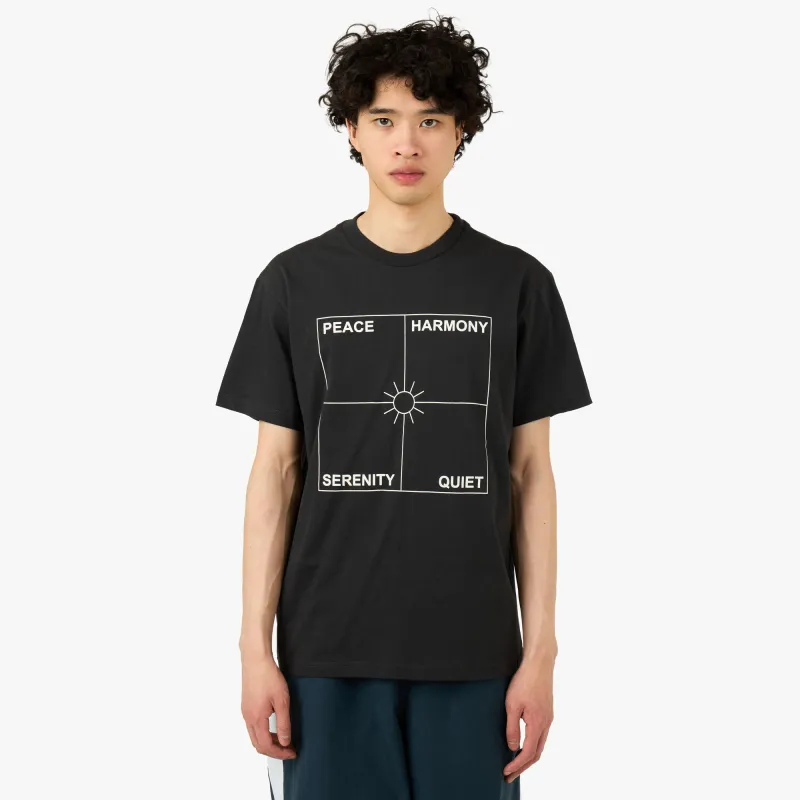 Museum Of Peace & Quiet Four Corners T-Shirt Black sold by Livestock