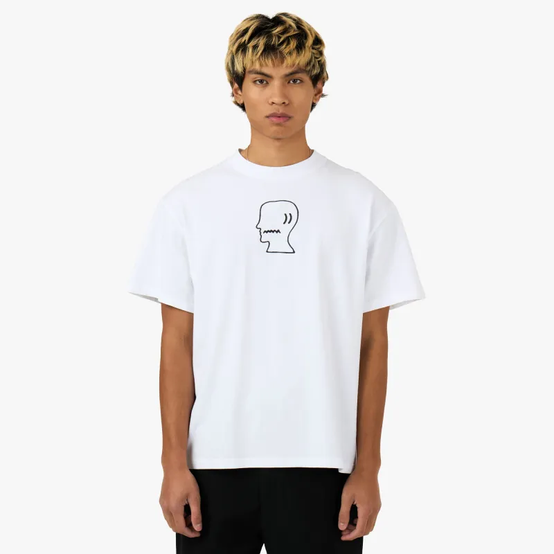 Brain Dead Logohead T-Shirt White made by Brain Dead