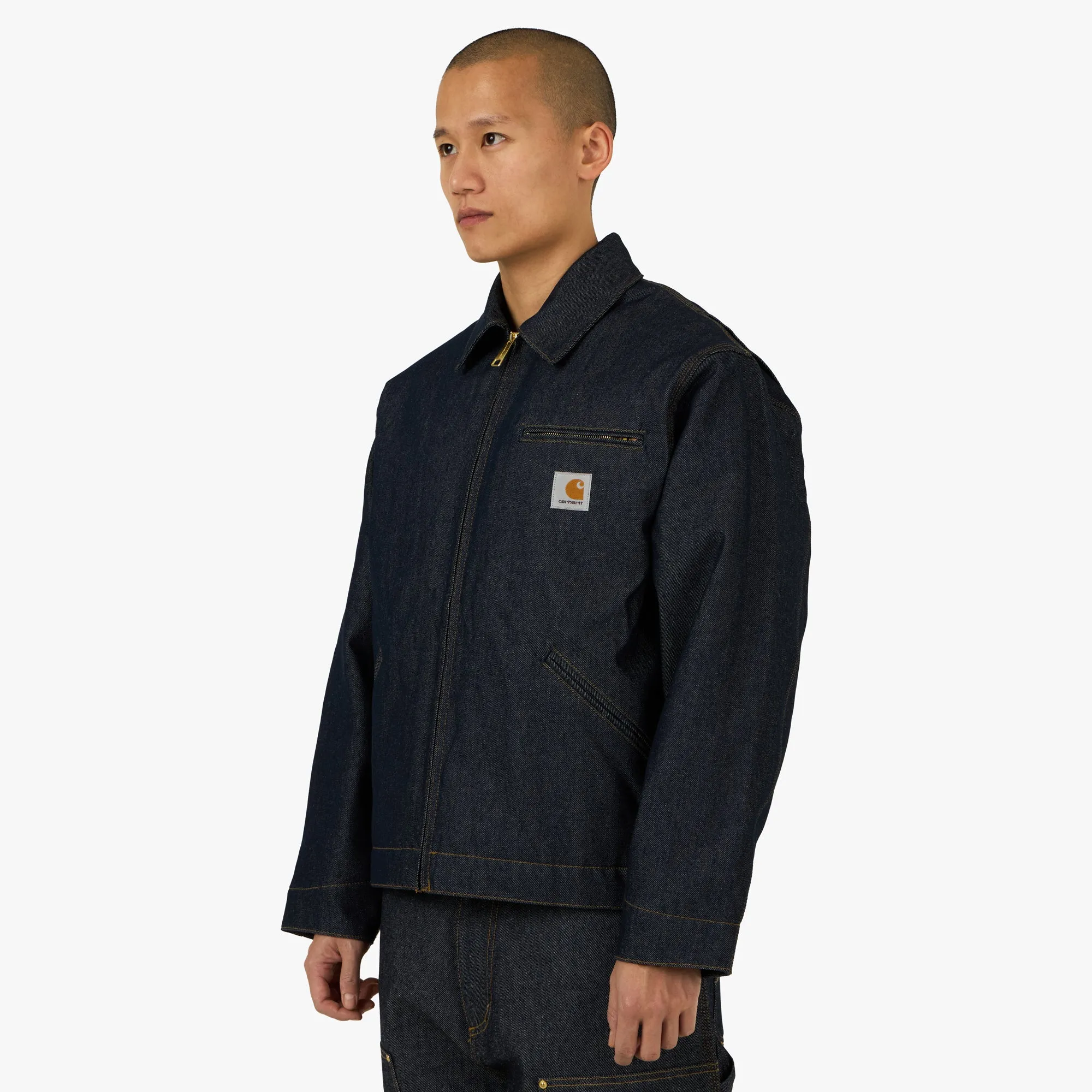 Carhartt WIP OG Detroit Jacket Blue / Rigid sold by Livestock product image thumbnail 3