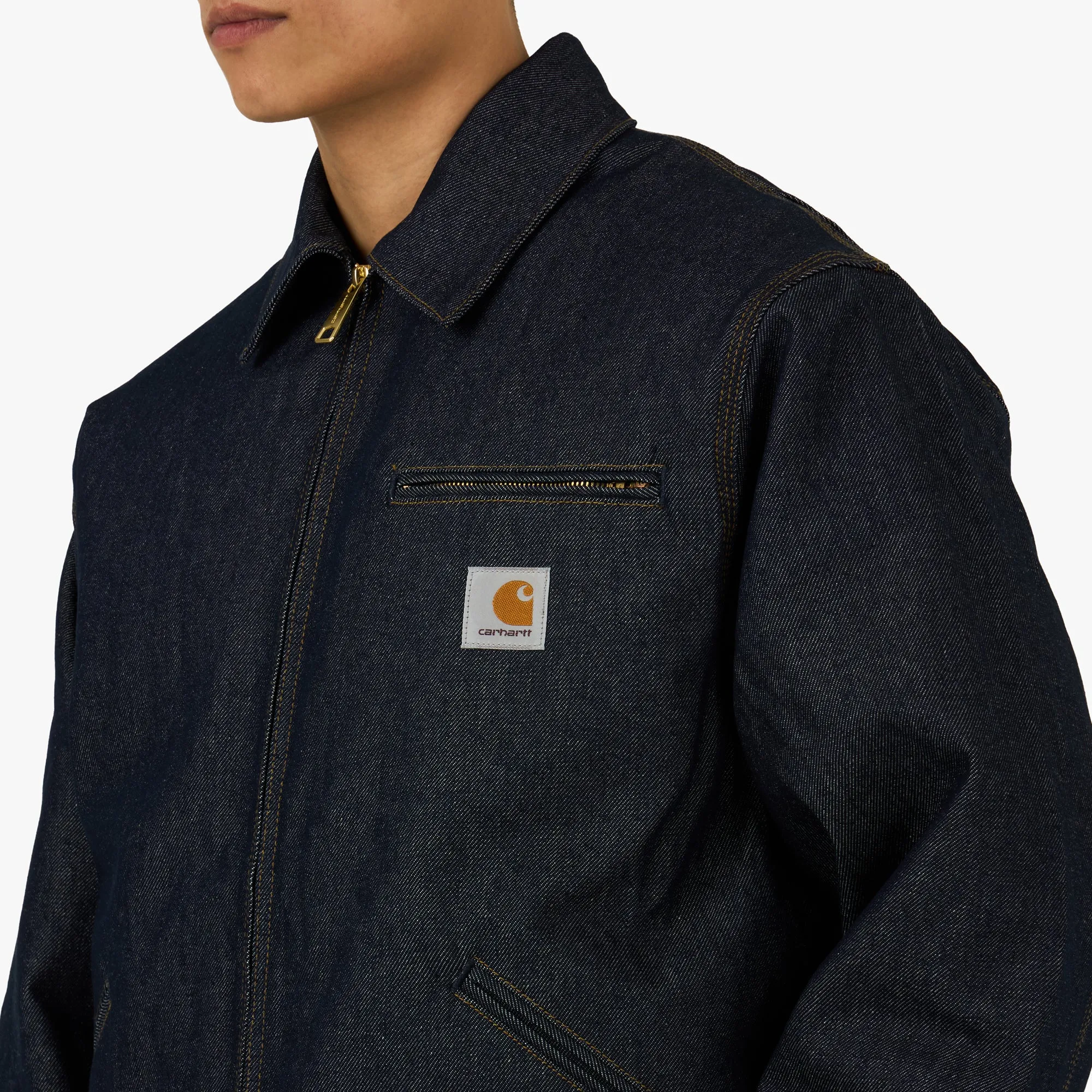 Carhartt WIP OG Detroit Jacket Blue / Rigid sold by Livestock product image thumbnail 4