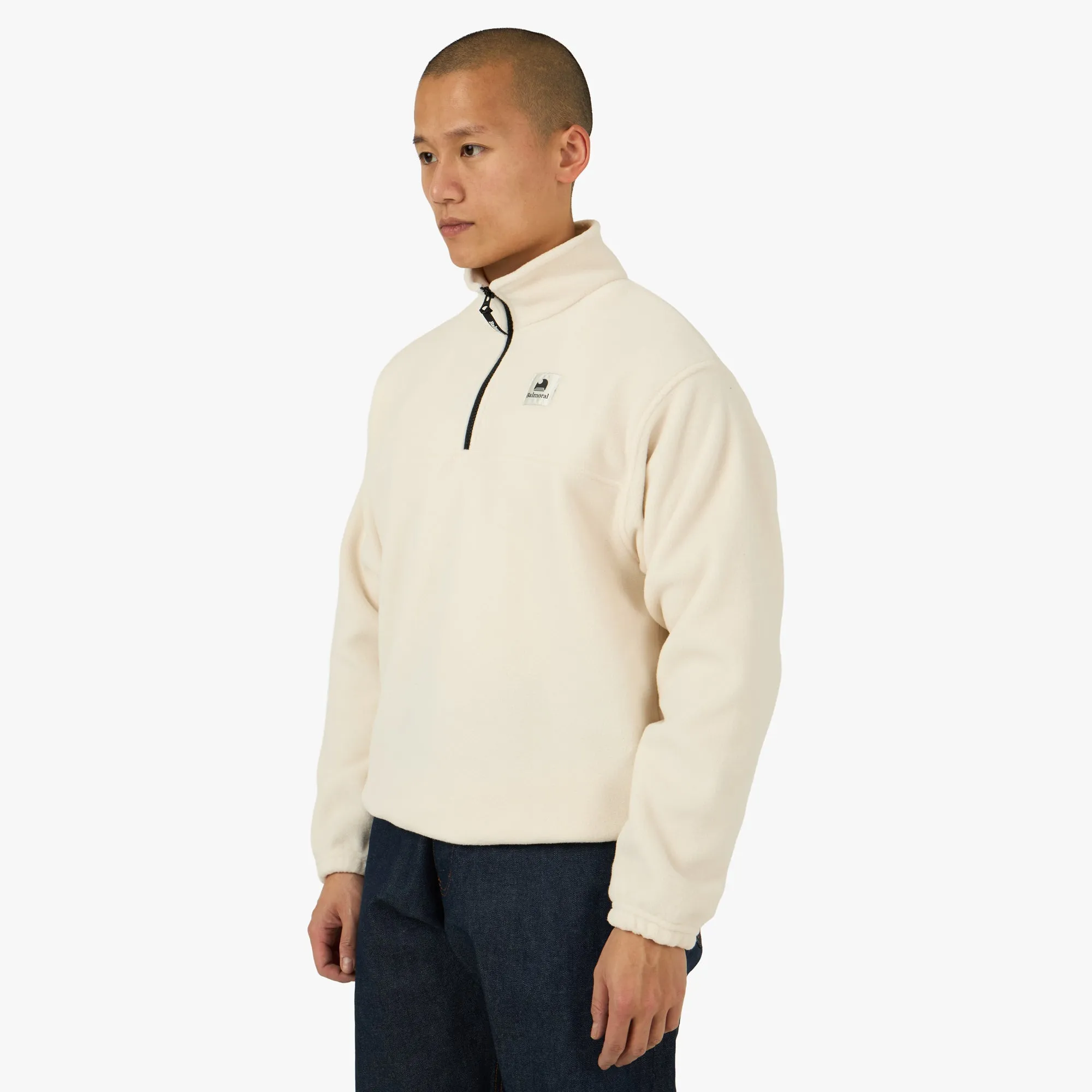 Balmoral Courcelle 1/4 Zip Off-White sold by Livestock product image thumbnail 3