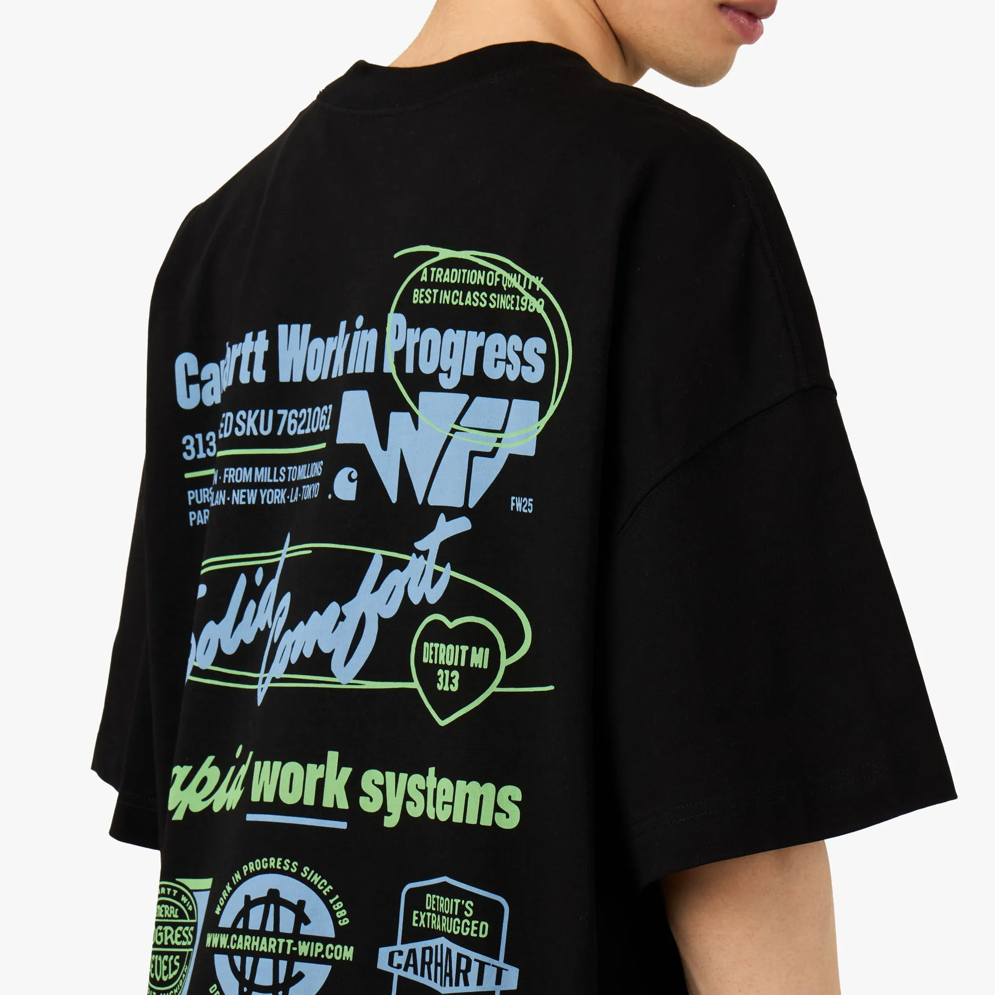 Carhartt WIP Networks T-Shirt Black sold by Livestock product image thumbnail 5