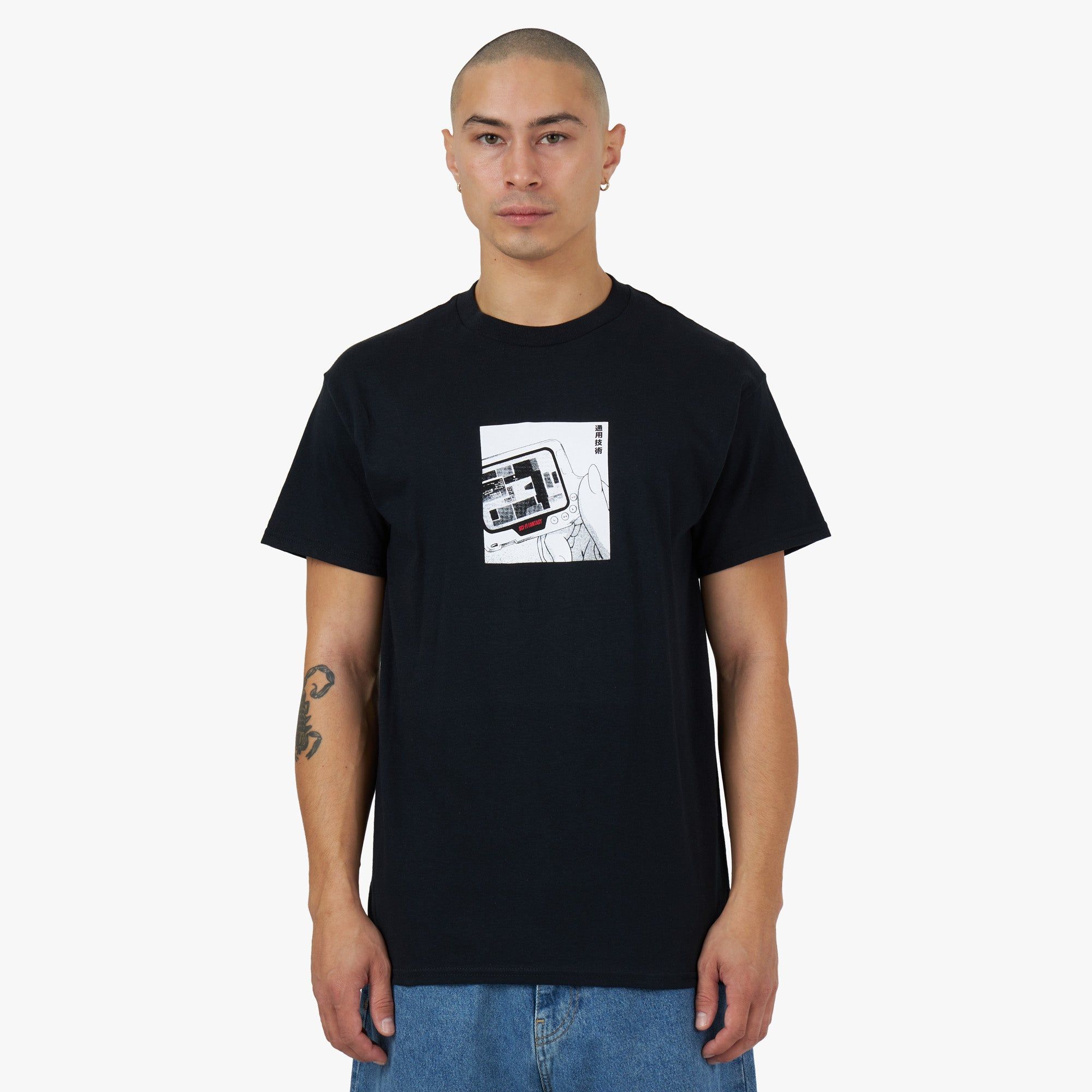 Sci-Fi Fantasy Device T-shirt / Black sold by Livestock