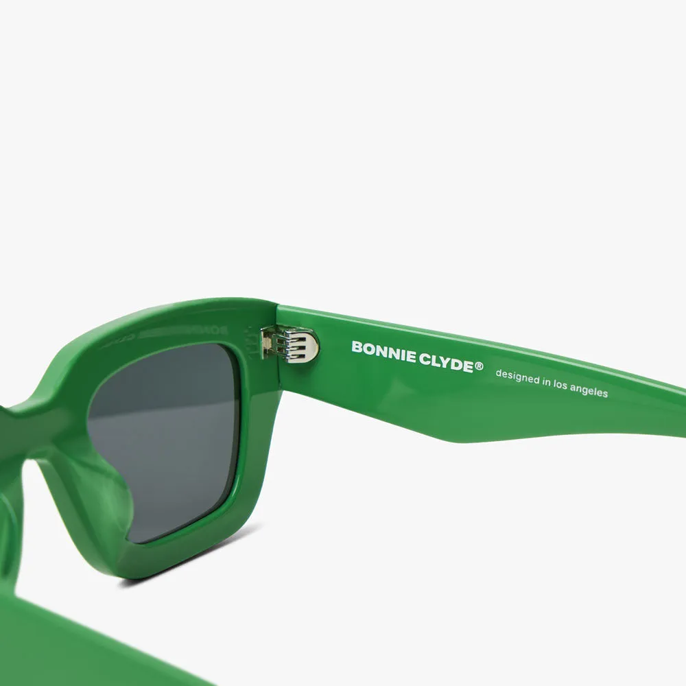 Bonnie Clyde Karate Sunglasses Green / Black sold by Livestock product image thumbnail 5
