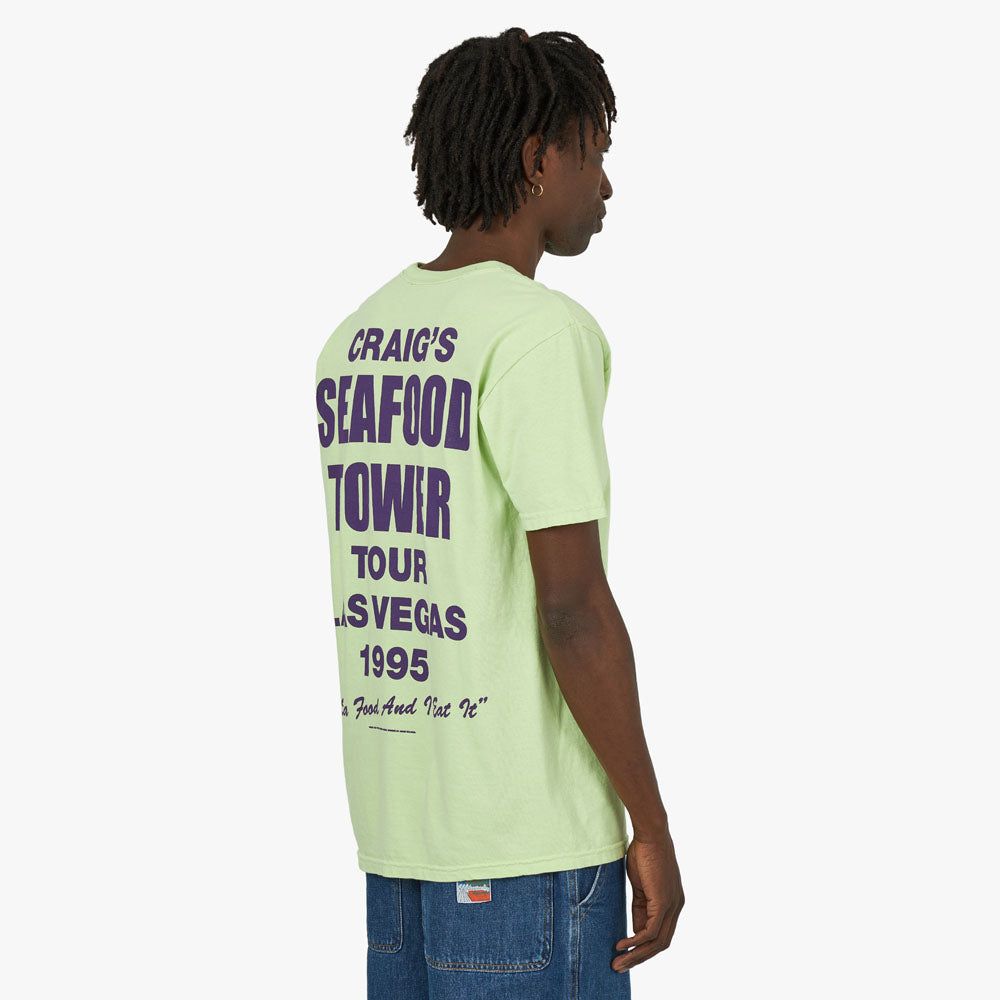 Cold World Frozen Goods Seafood Tower T-shirt / Celadon sold by Livestock product image thumbnail 3
