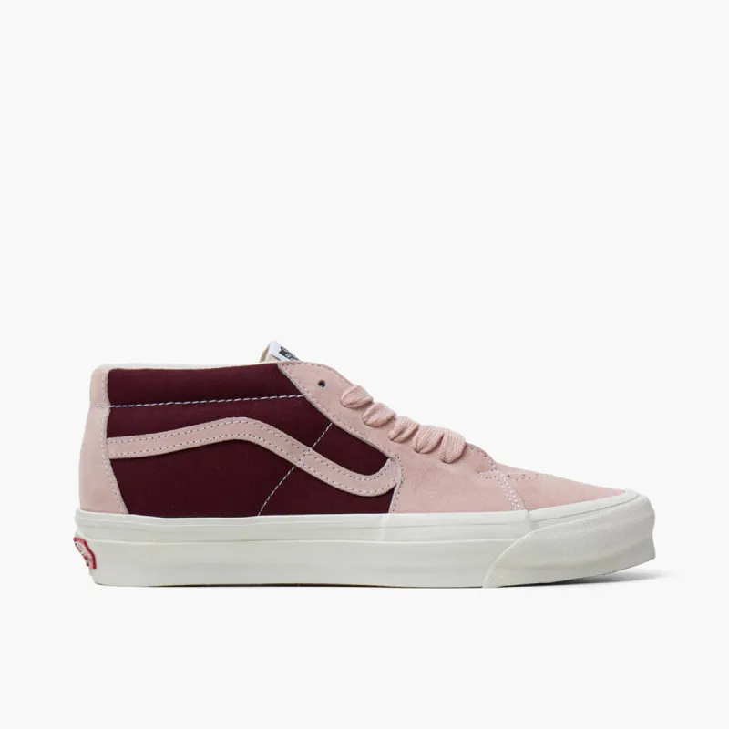 Vans OG Sk8-Mid LX / Tri-Tone Rose Smoke sold by Livestock