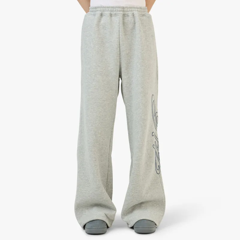 4YE Signature Zip Wide Pant Light Heather Grey sold by Livestock