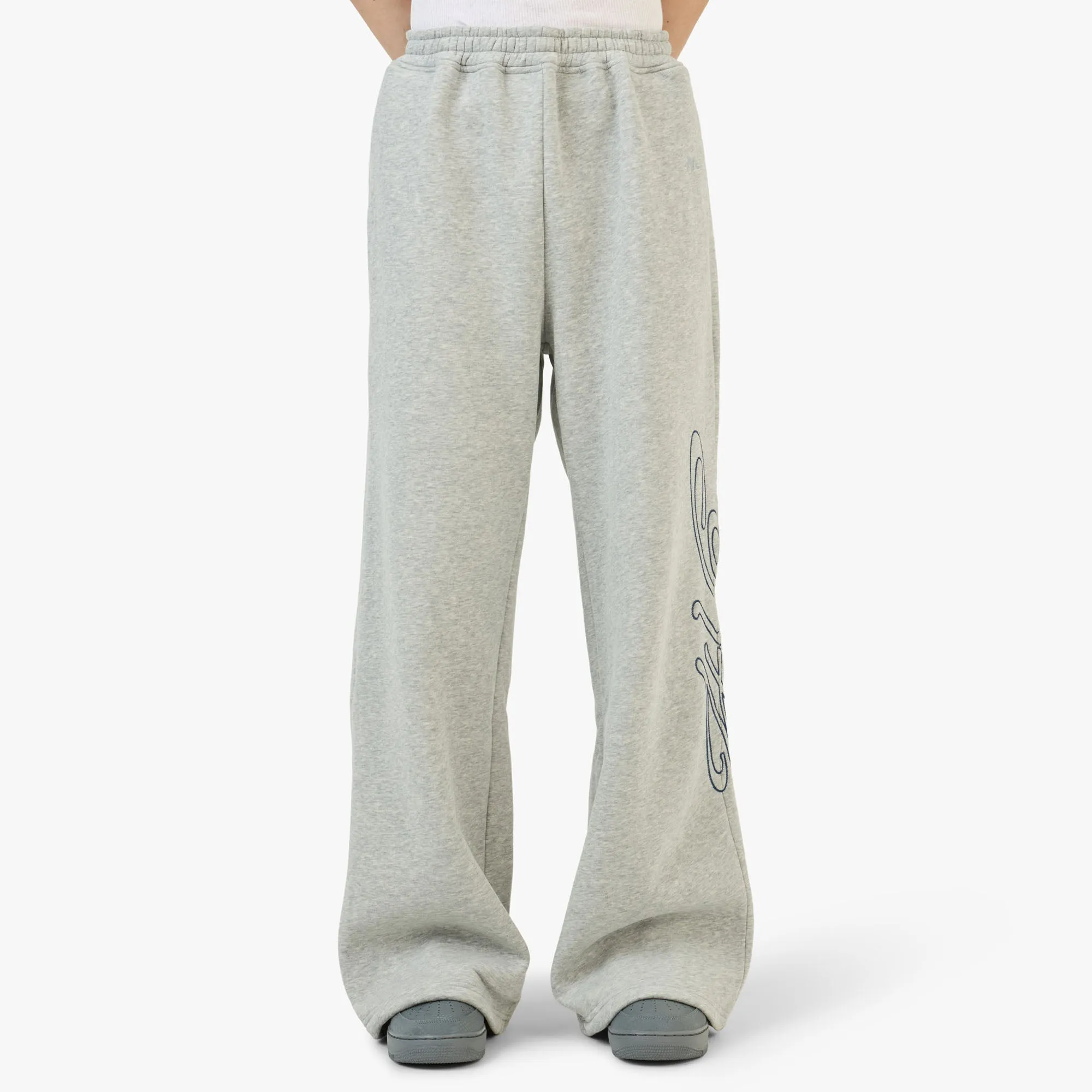 4YE Signature Zip Wide Pant Light Heather Grey sold by Livestock