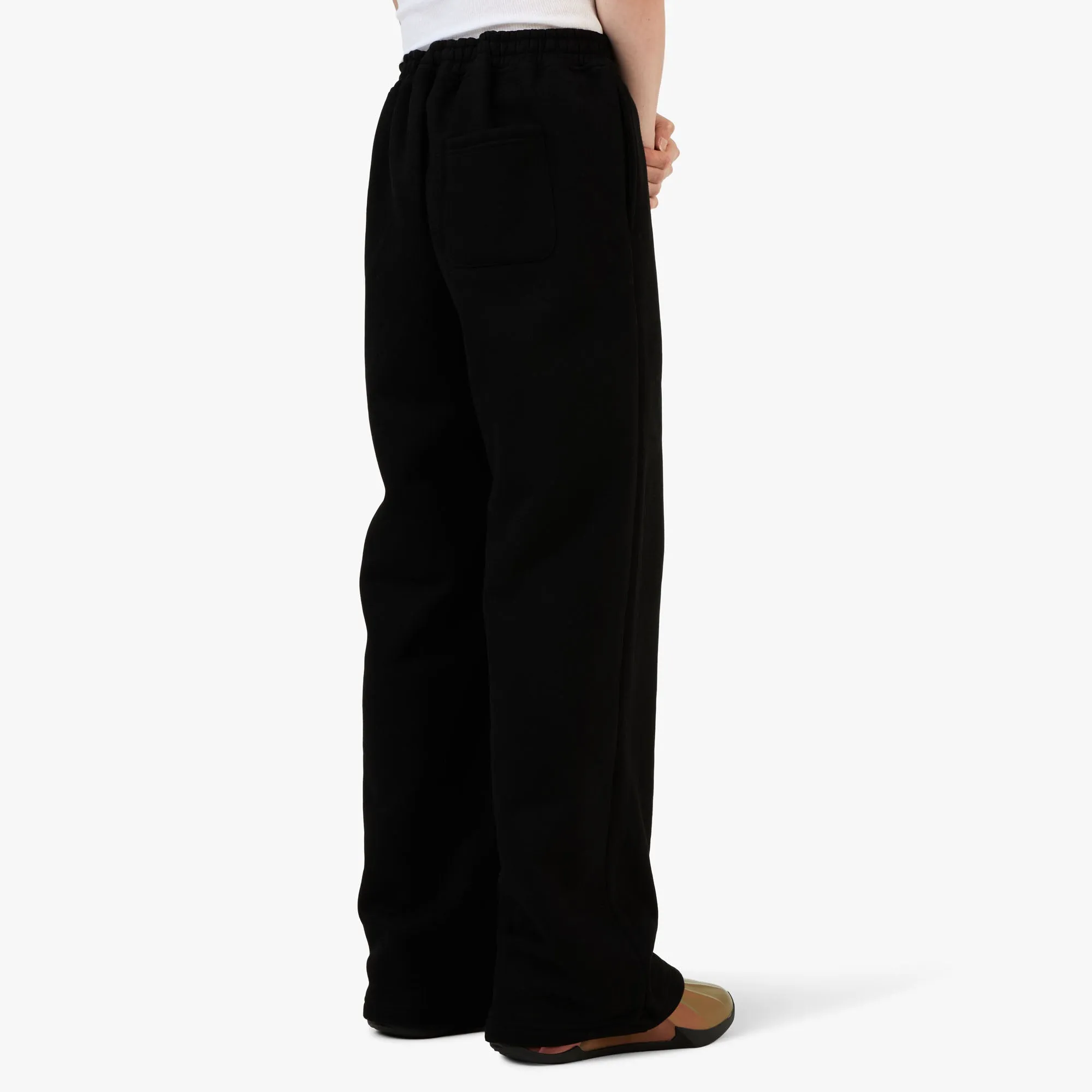 4YE Signature Zip Wide Pant Black/White sold by Livestock product image thumbnail 3