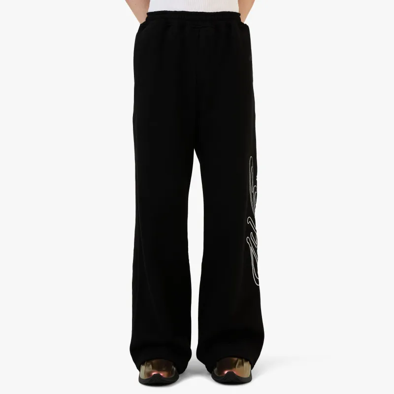 4YE Signature Zip Wide Pant Black/White sold by Livestock