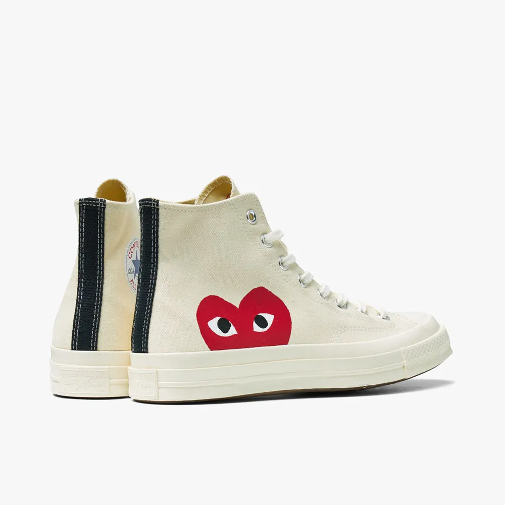 Converse x COMME des GARÇONS PLAY Chuck Taylor Hi / Off White sold by Livestock product image thumbnail 4
