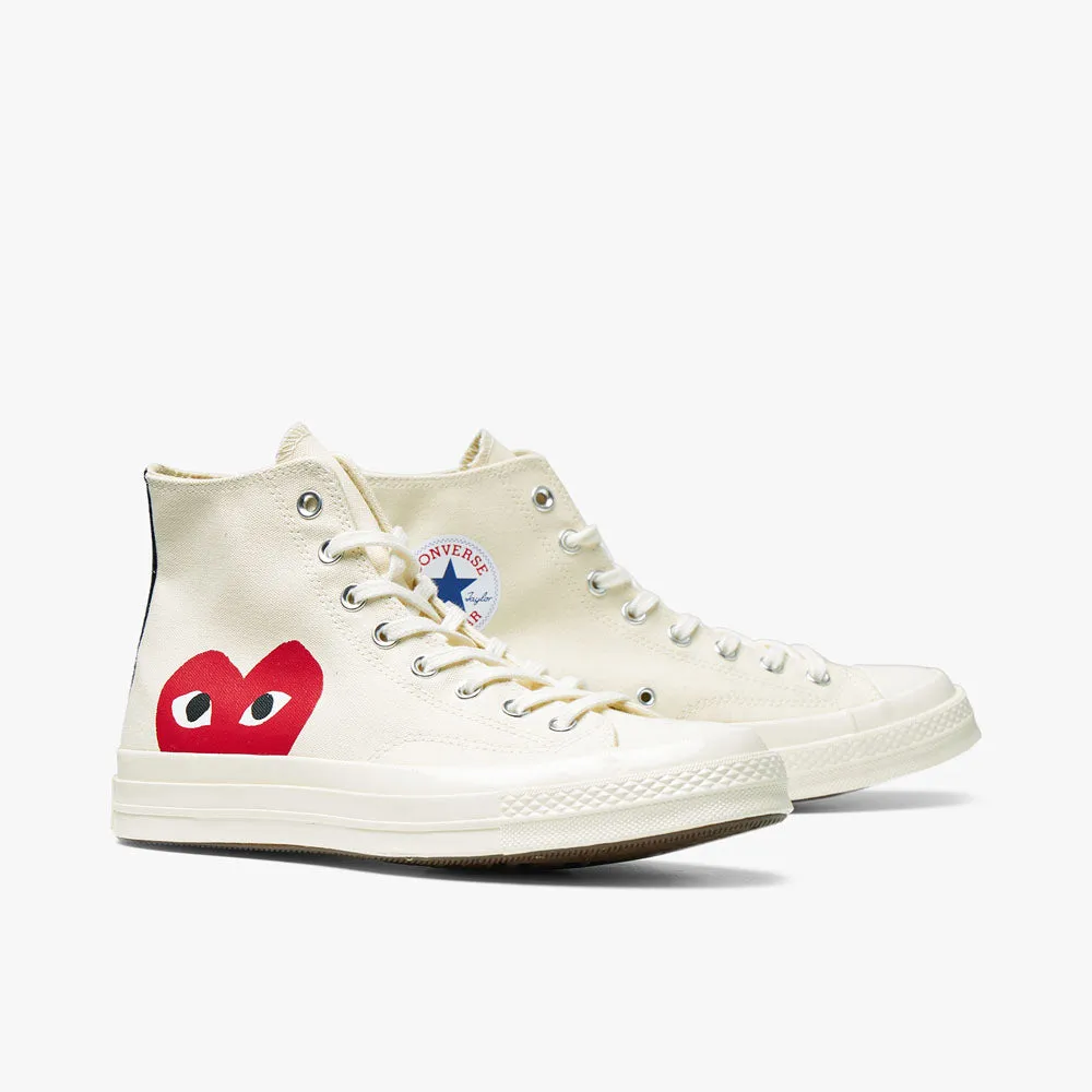 Converse x COMME des GARÇONS PLAY Chuck Taylor Hi / Off White sold by Livestock product image thumbnail 3