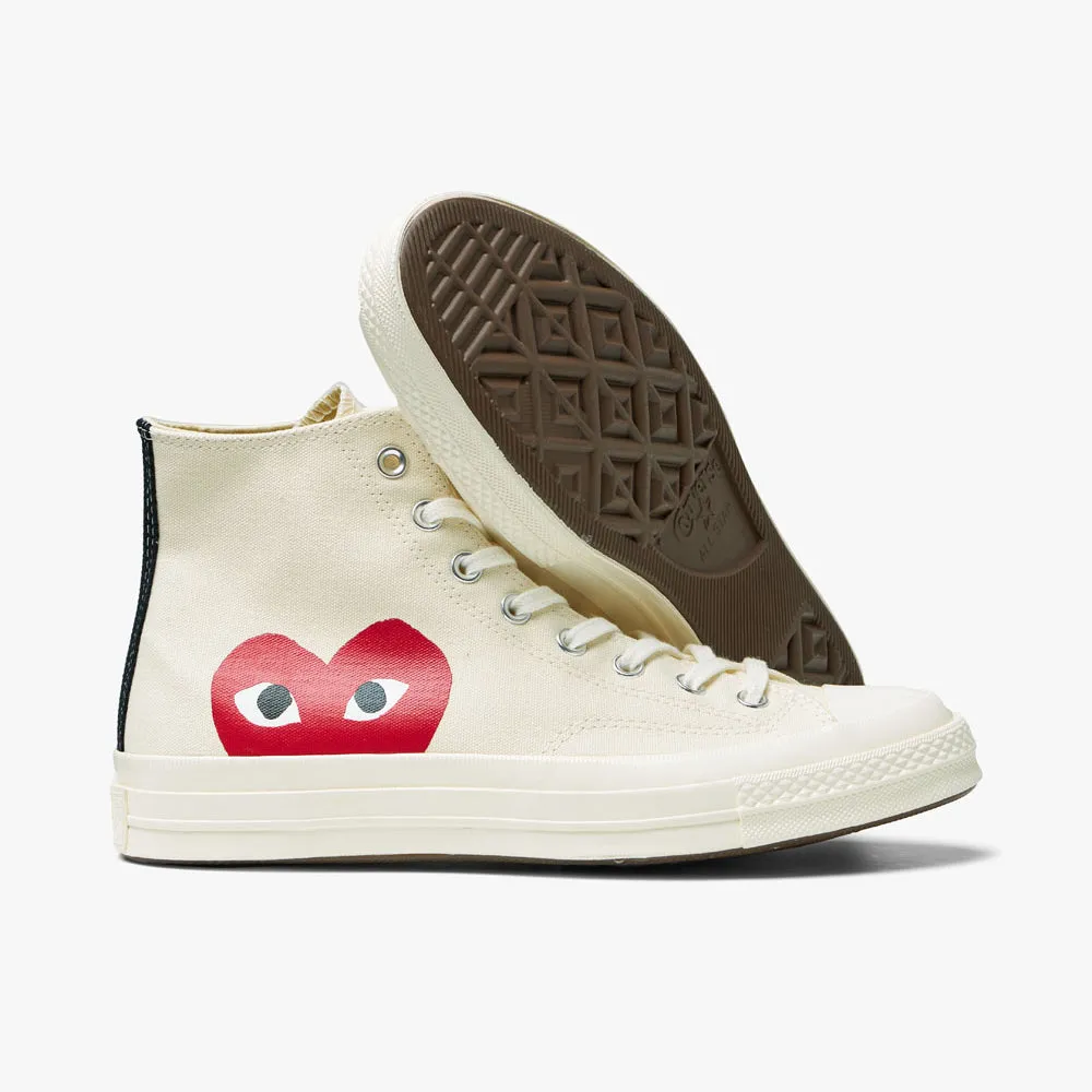 Converse x COMME des GARÇONS PLAY Chuck Taylor Hi / Off White sold by Livestock product image thumbnail 2