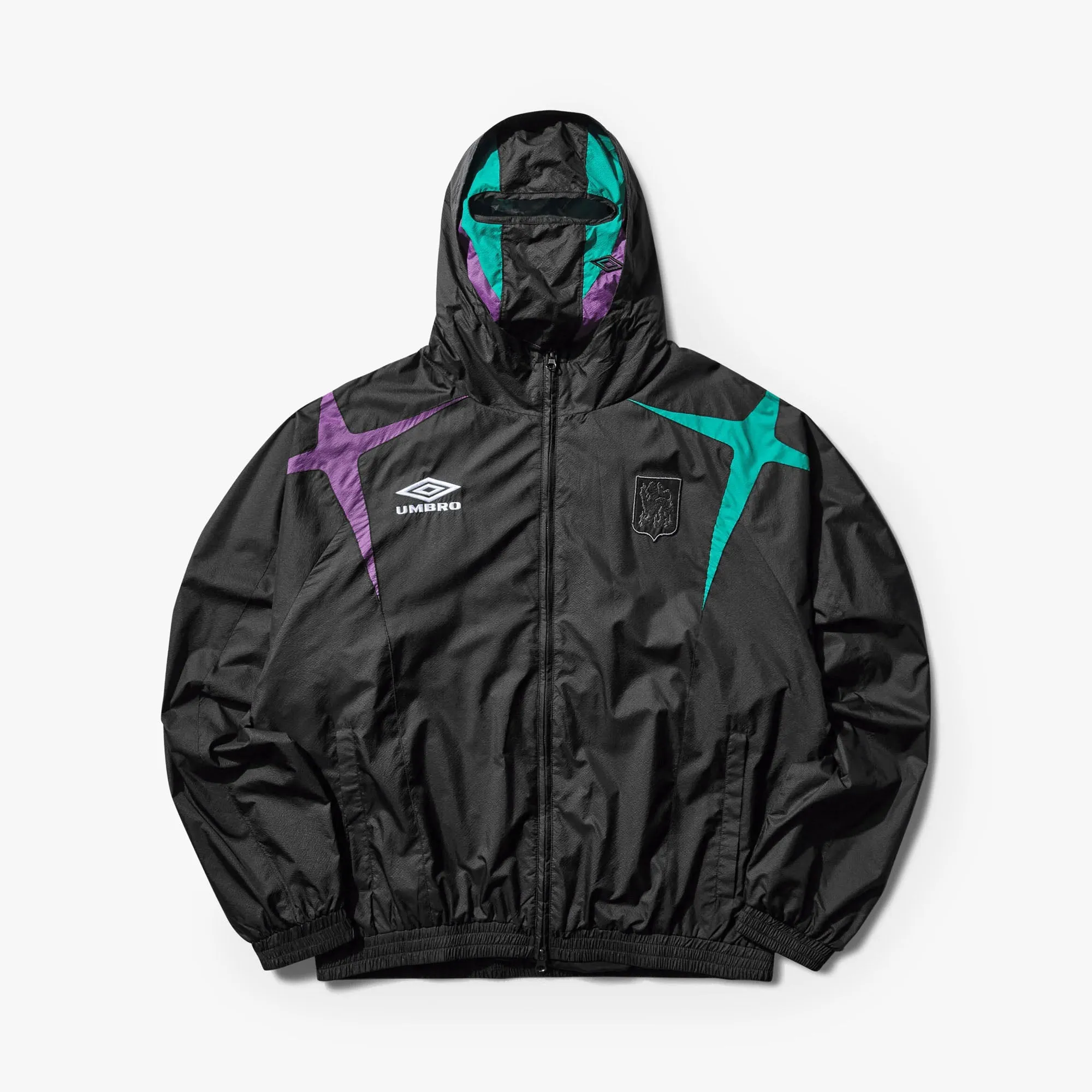 Umbro Jester Masked Track Jacket / Black sold by Livestock