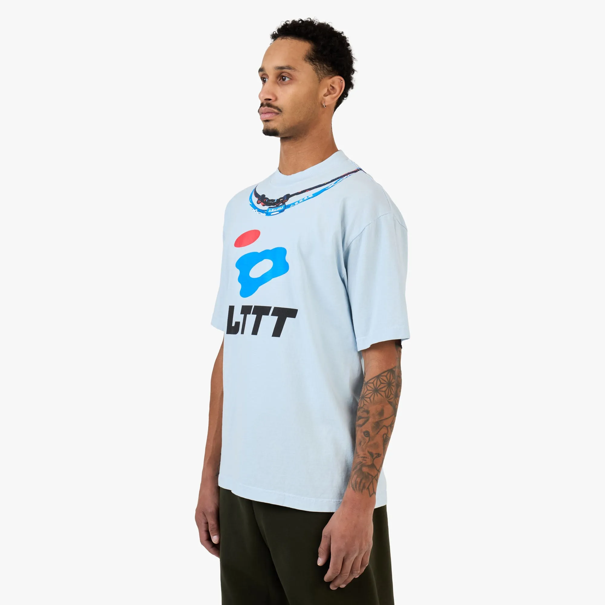 b.Eautiful x LTTT Joy T-Shirt / Light Blue sold by Livestock product image thumbnail 2