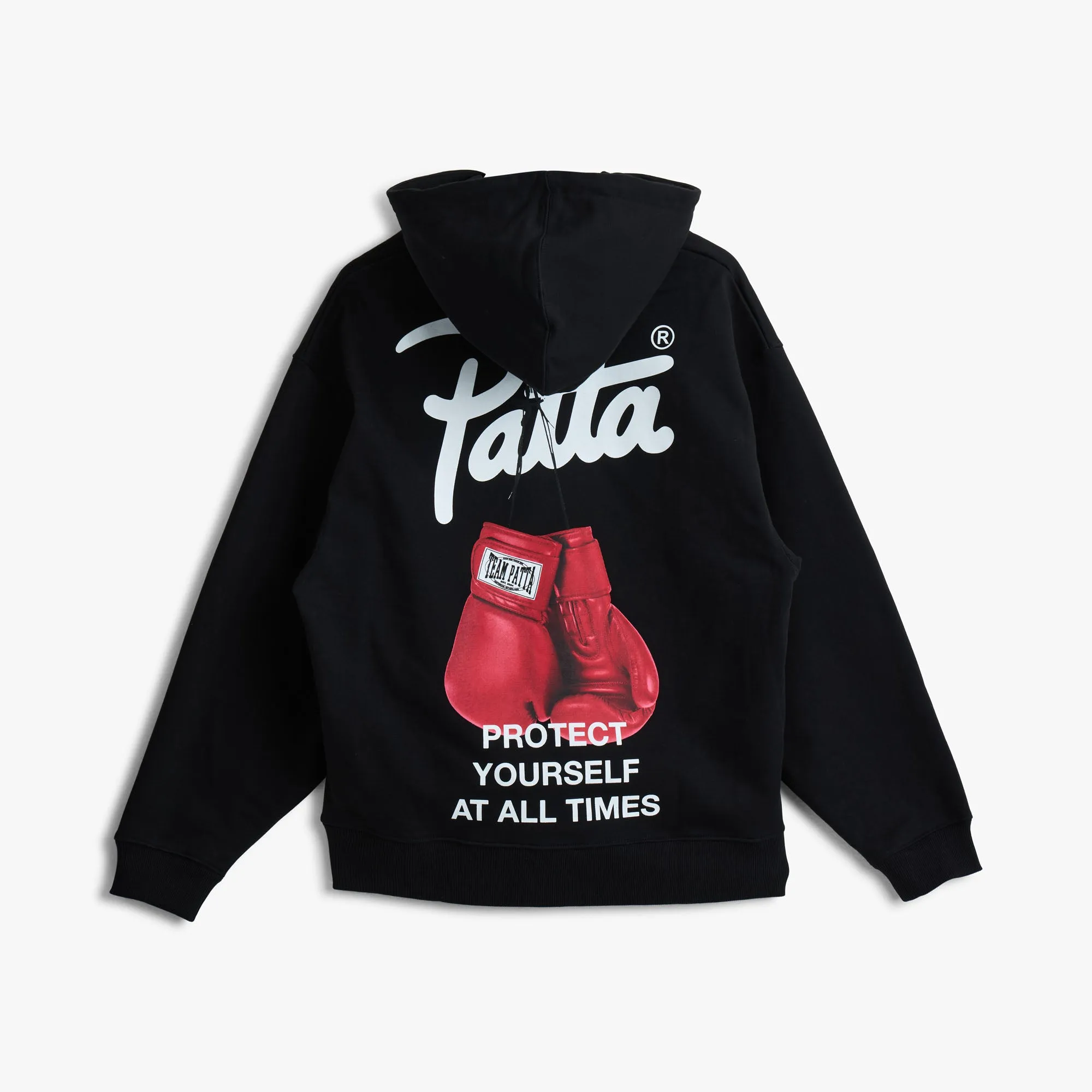 Patta Protect Yourself Hooded Sweater / Black sold by Livestock product image thumbnail 2