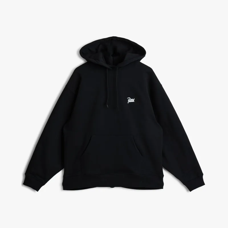 Patta Protect Yourself Hooded Sweater / Black sold by Livestock