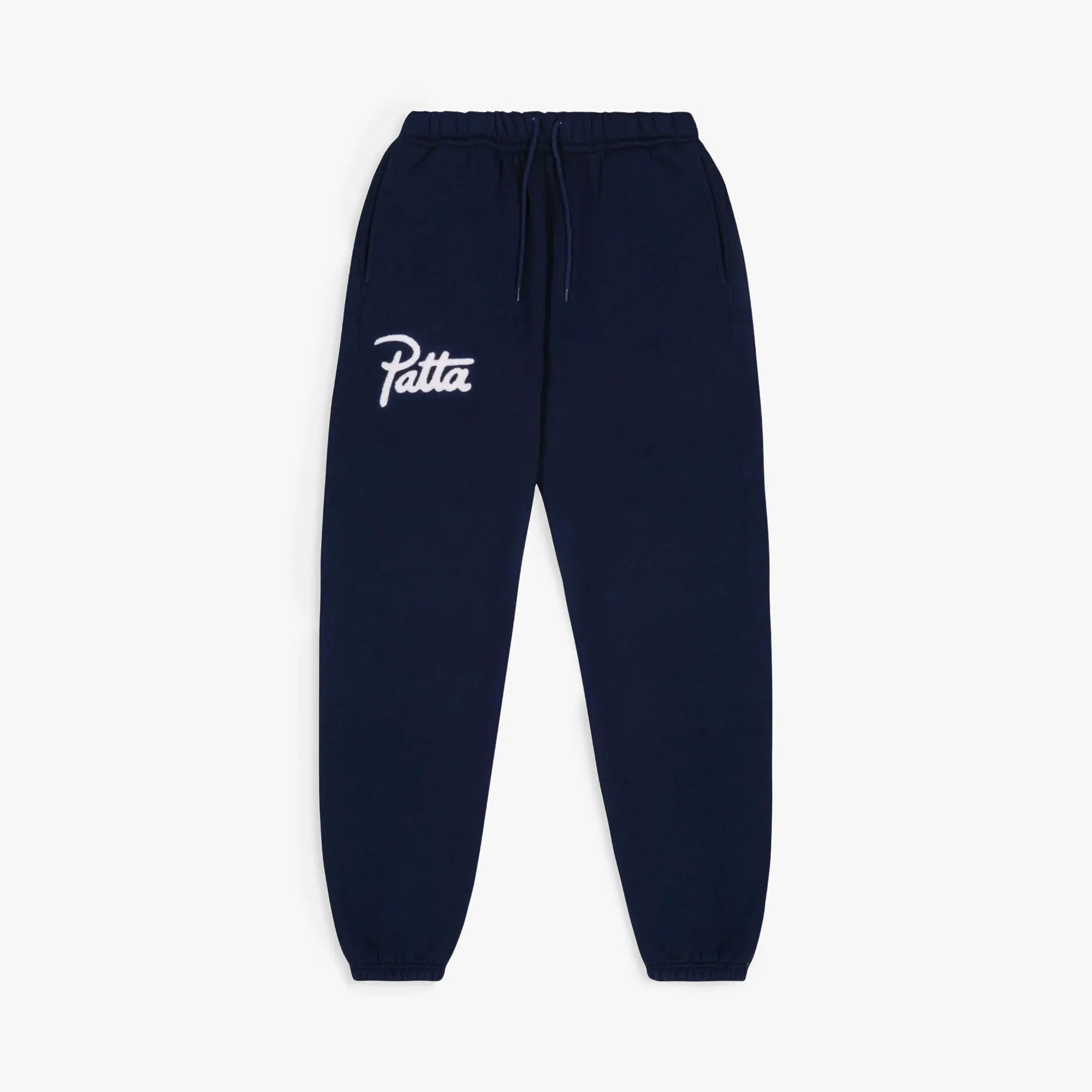 Patta Chenille Logo Jogging Pants / Navy sold by Livestock